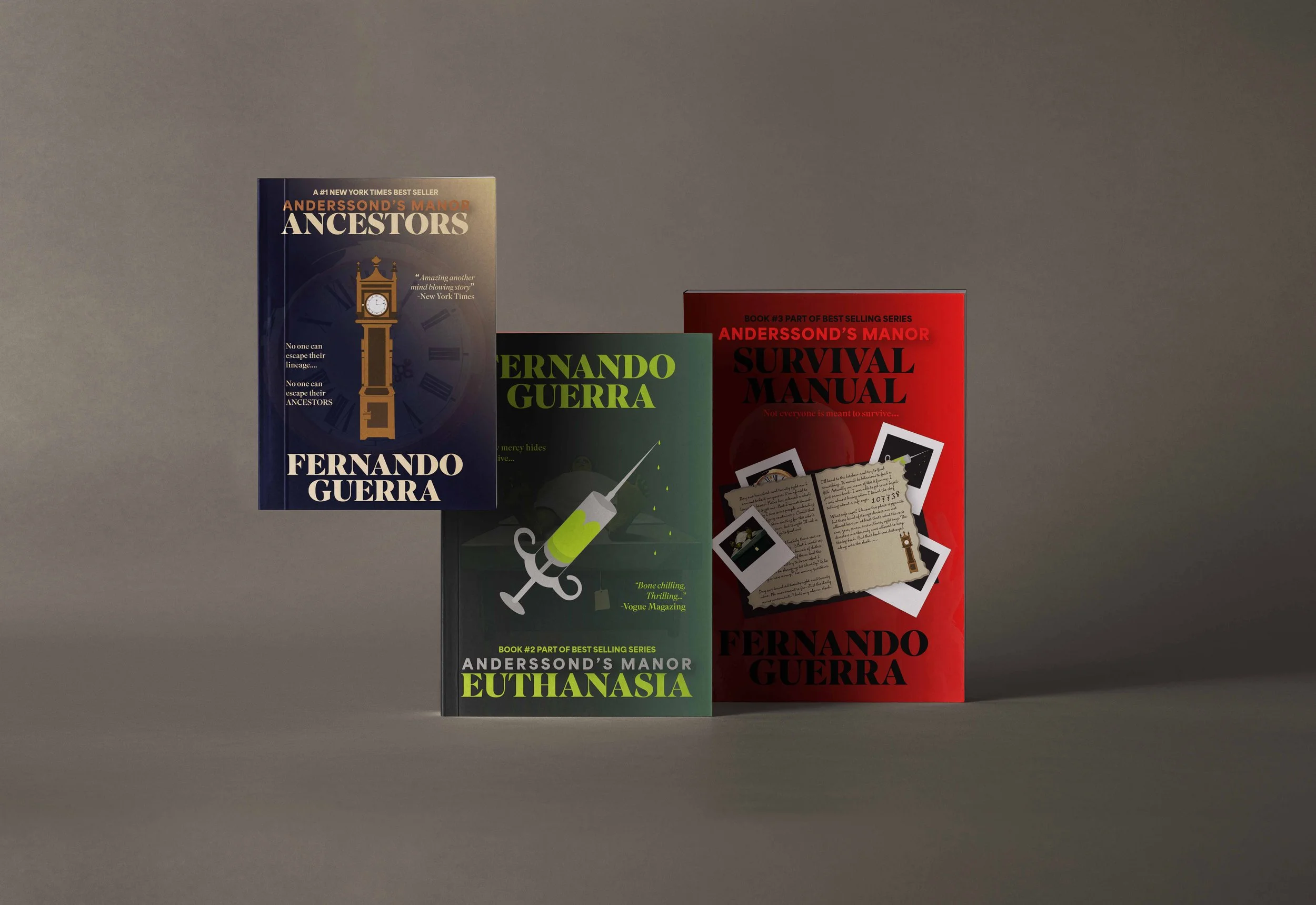 Mockup example of book covers created by Elizabeth Reynolds