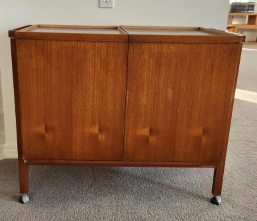 Povl Dinesen Danish teak bar cart.jpg