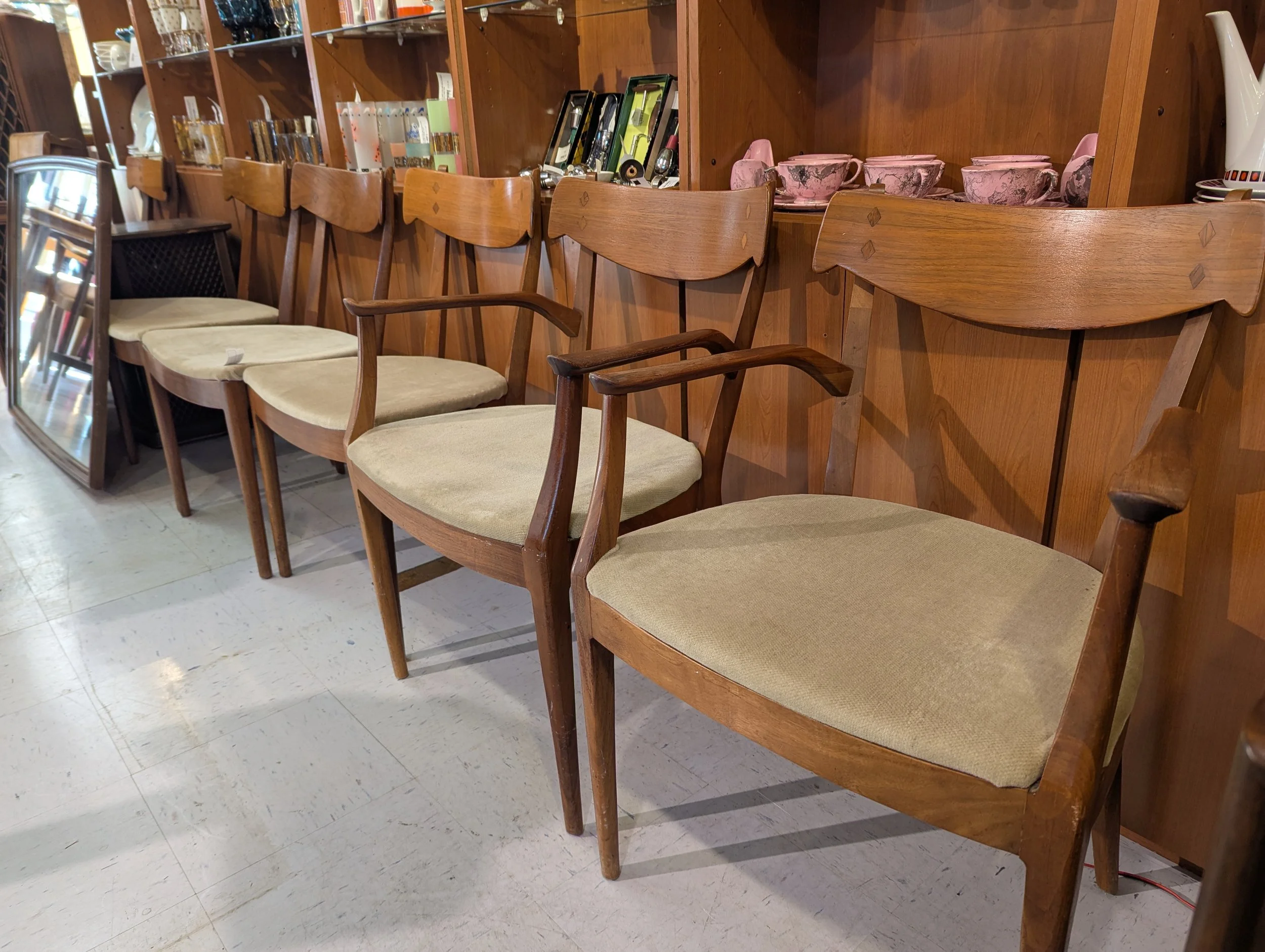 Drexel Declaration Chairs by Kipp Stewart, set of 6