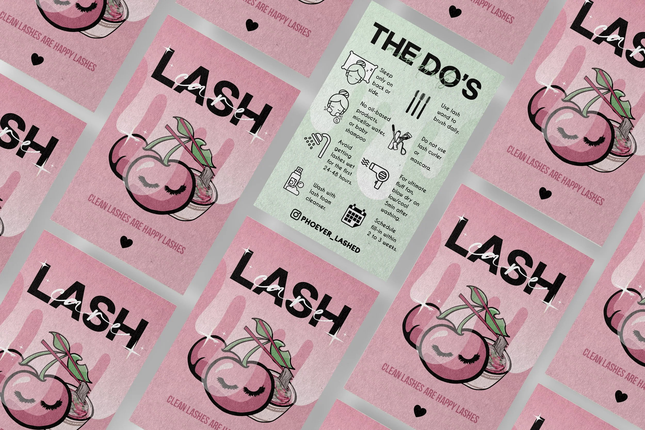 Phoever Lashed Branding