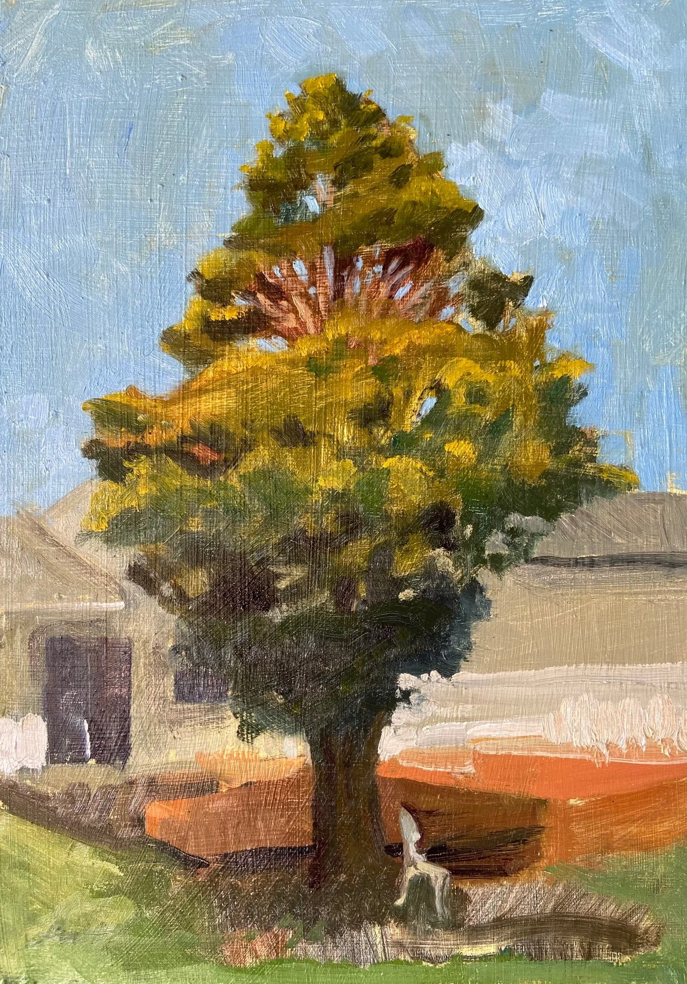 THE TOTARA TREE | OIL ON BOARD | 30 X 42cm