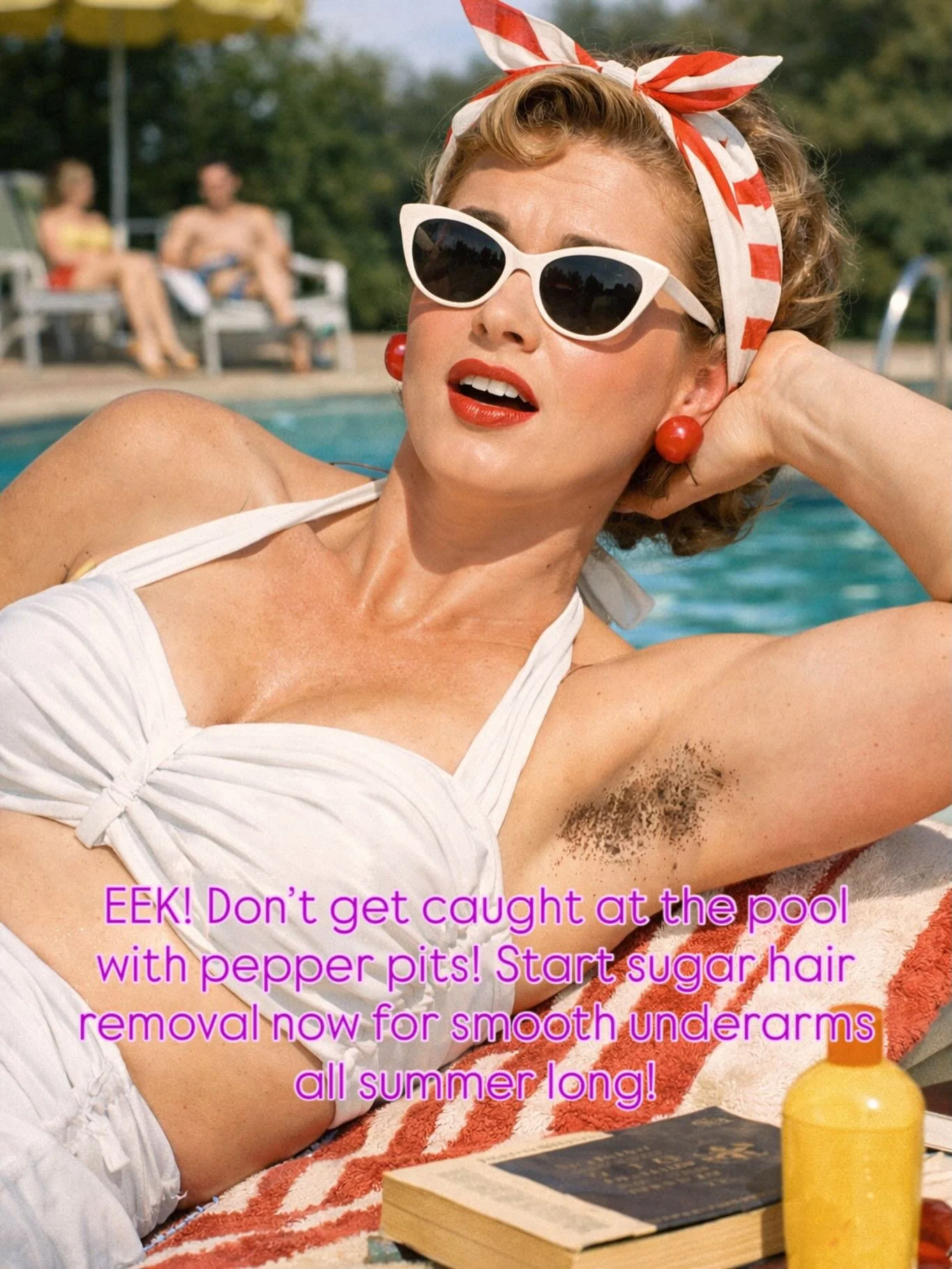 Start your sugar journey now for beautiful, smooth underarms! Call, text or book online to make your appointment. You will not be sorry. #sugarhairremoval #summerready #sugaringbr