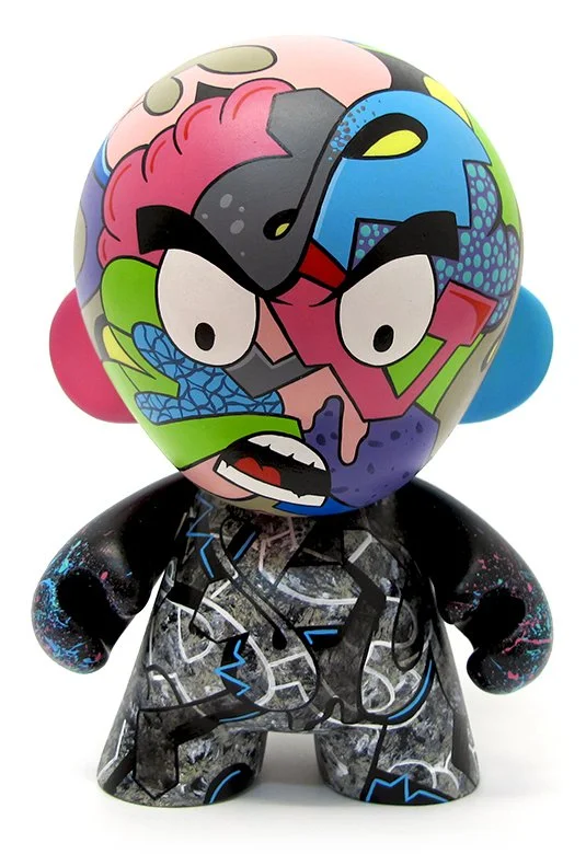 Codename Graffbot Dotcom Munny by Sekure D