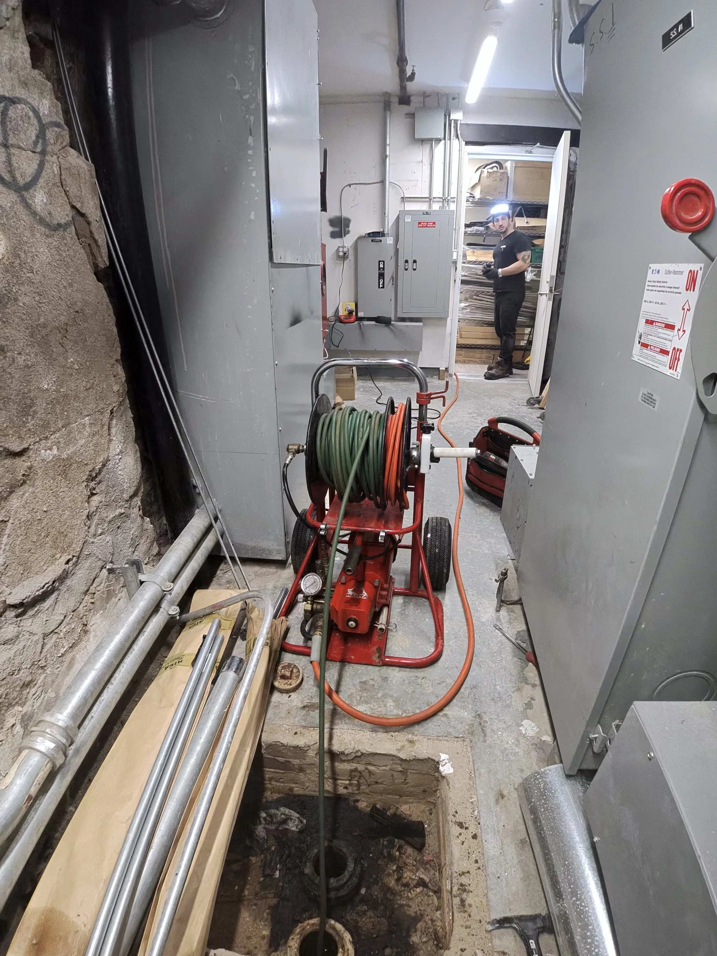 Sewer Line Camera Inspection & Cleaning