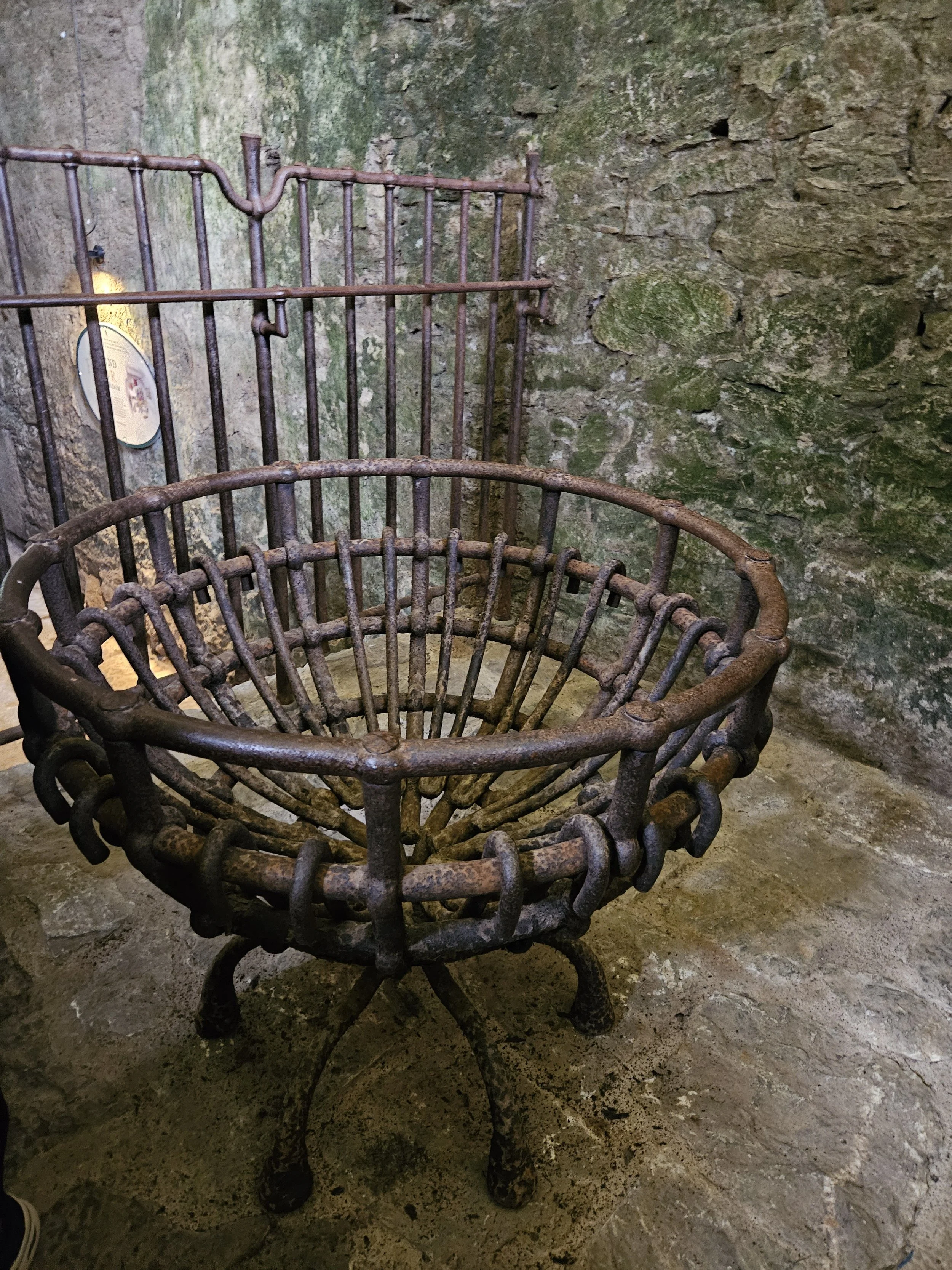 Brazier in the soldier's area