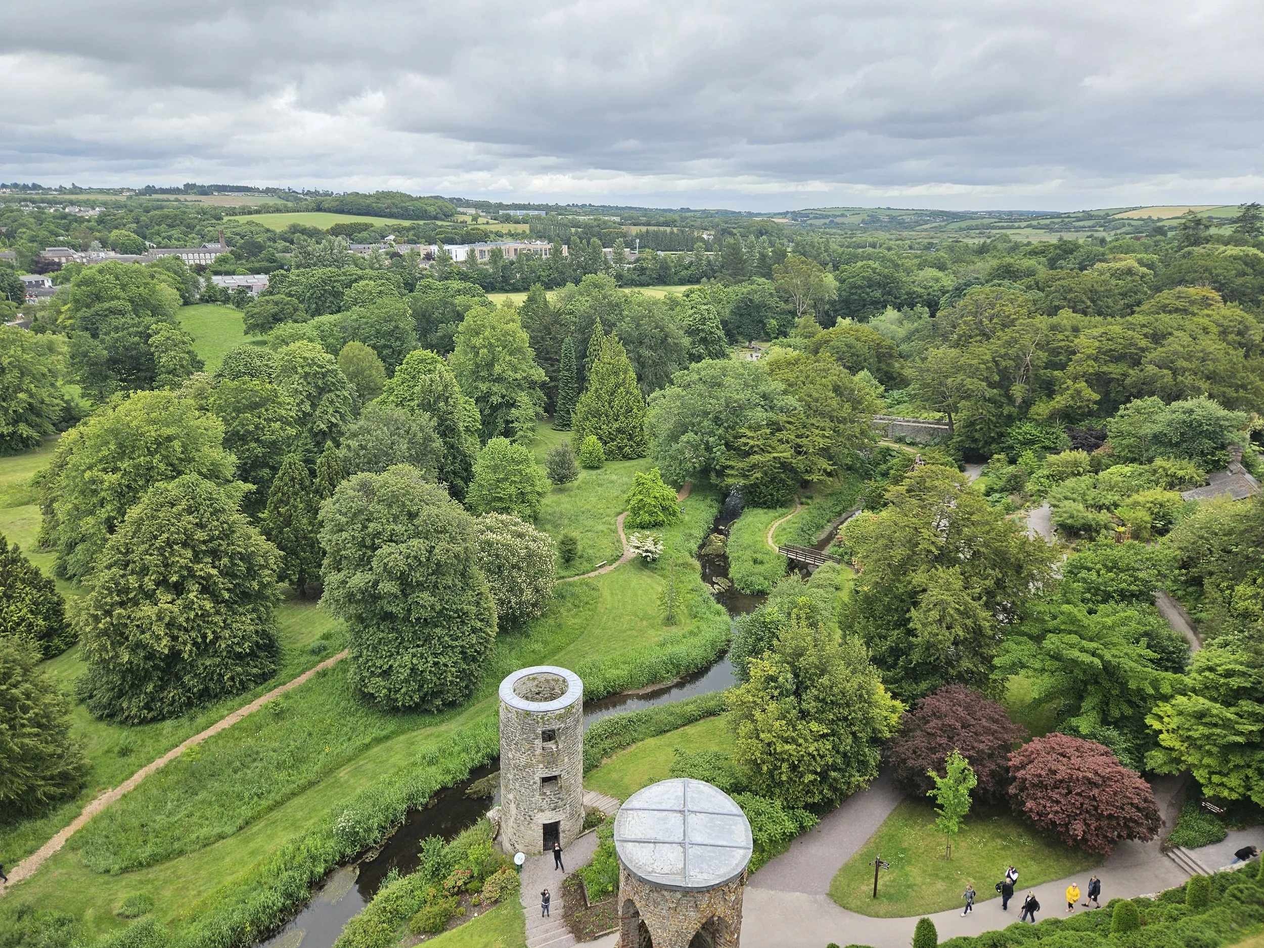 View of the river and grounds