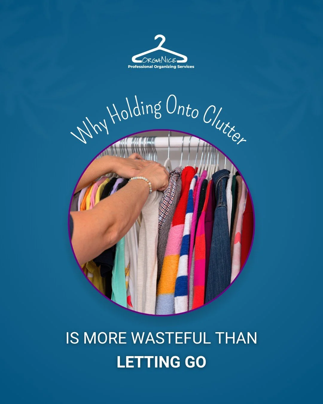 So many people tell me they feel guilty throwing things away... they say it just feels wasteful.

And I get it.

But here&rsquo;s the truth: the real waste isn&rsquo;t letting go. It&rsquo;s holding on.

When things sit forgotten in a closet, they&rs