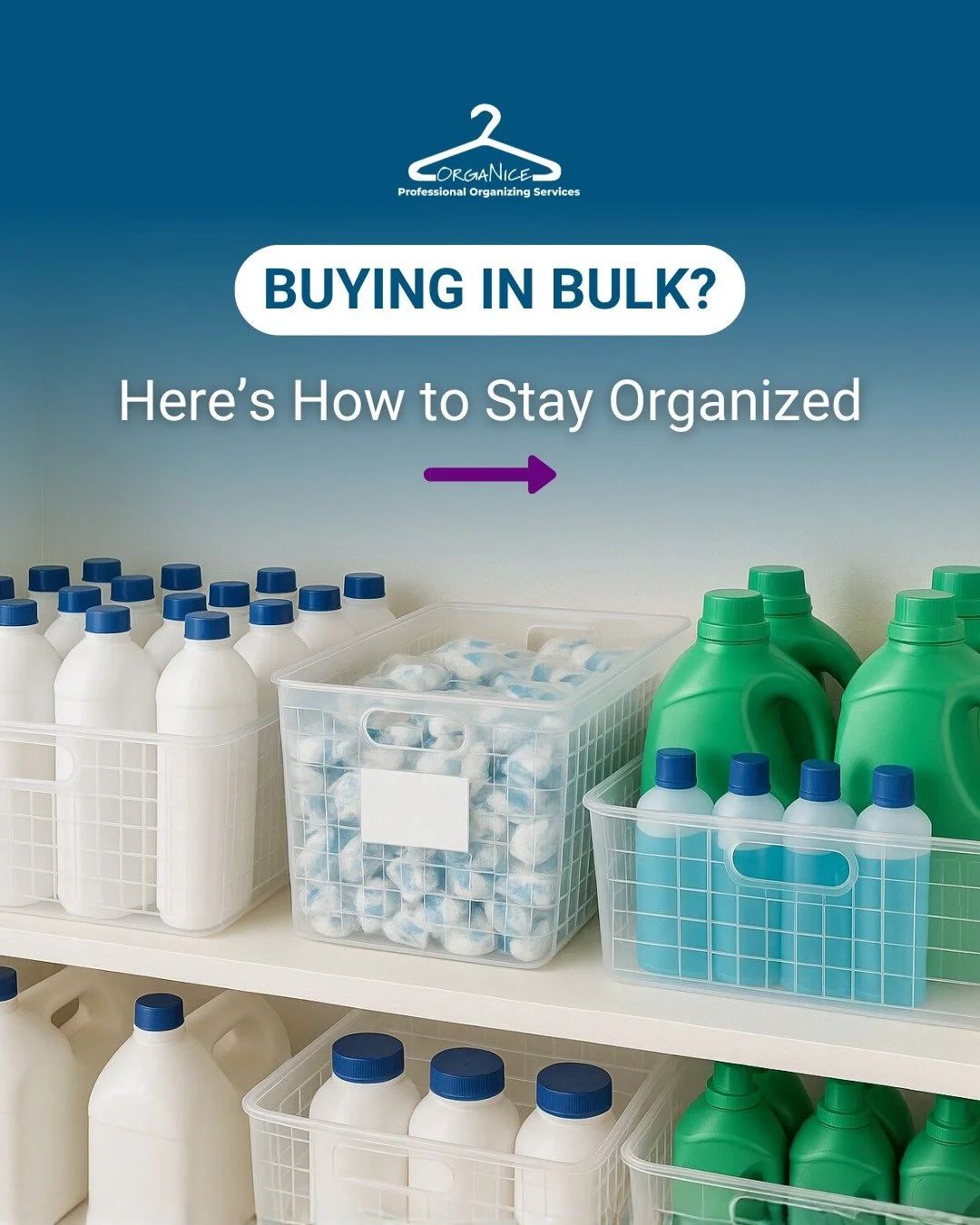 Here&rsquo;s the truth:

Bulk shopping can be amazing for saving money and time...

But only when it&rsquo;s intentional.

When you&rsquo;re buying things your family actually goes through quickly, like paper towels or detergent, that makes sense.

B