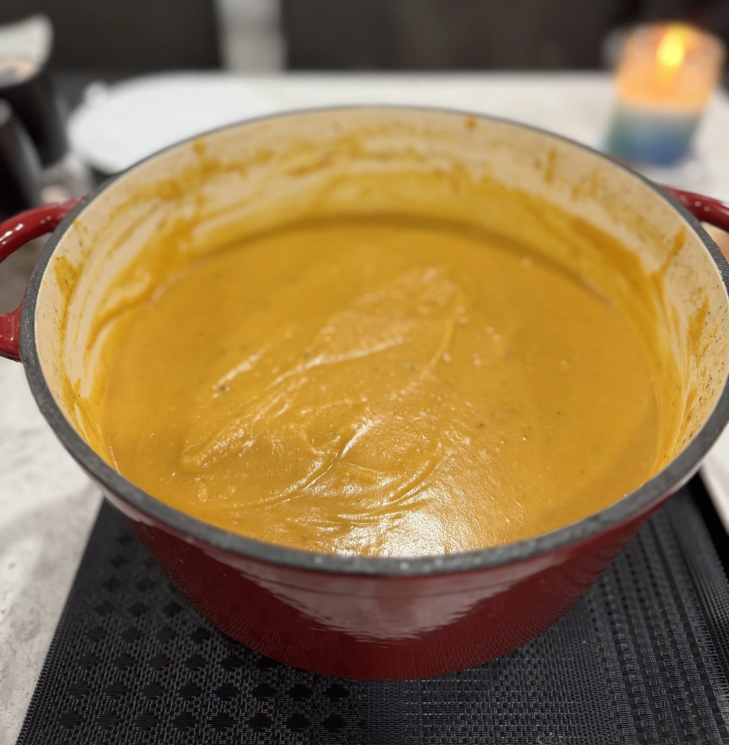 Curried Butternut Squash &amp; Carrot Soup