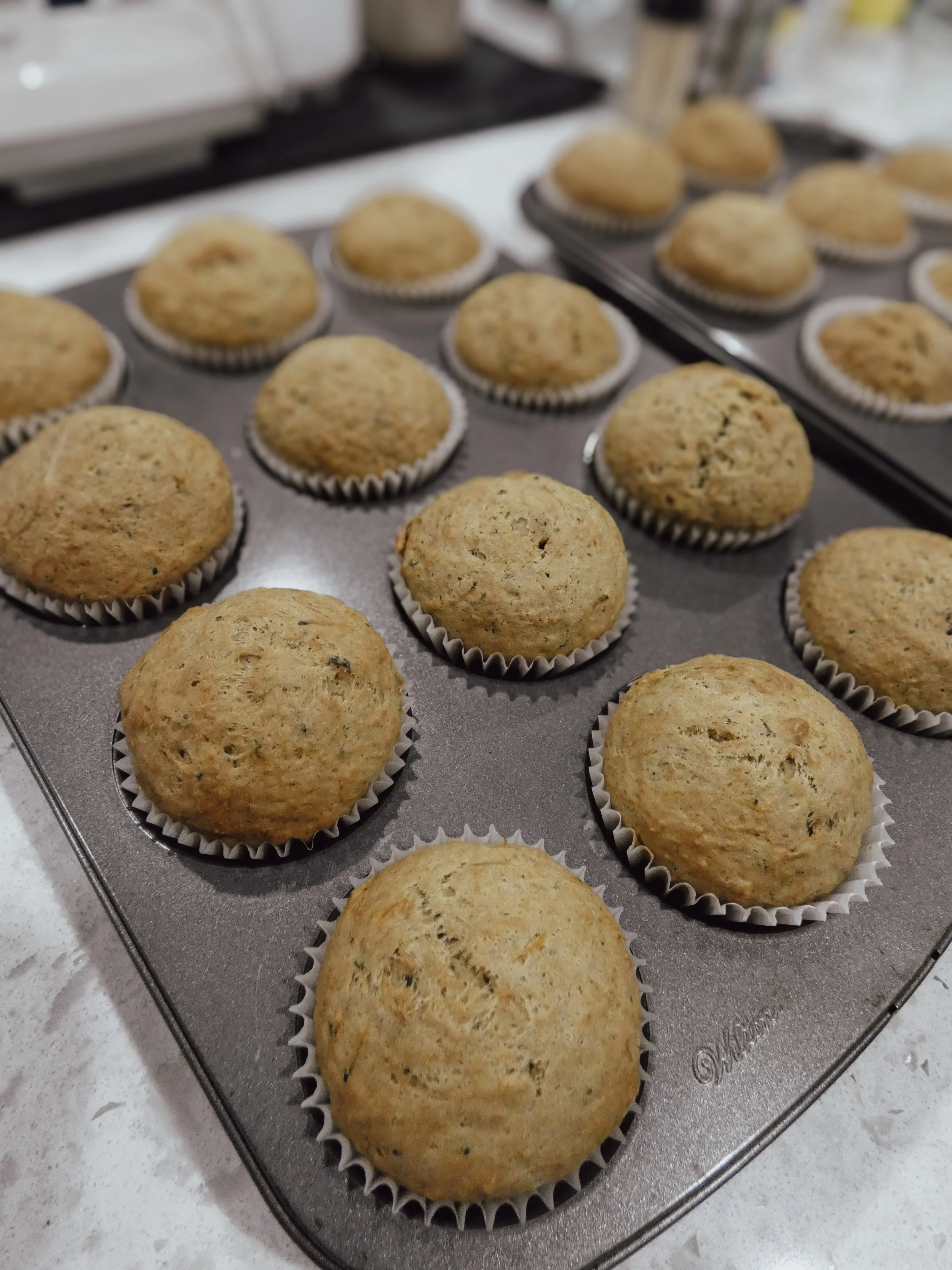 Easy Carrot Zucchini Muffins