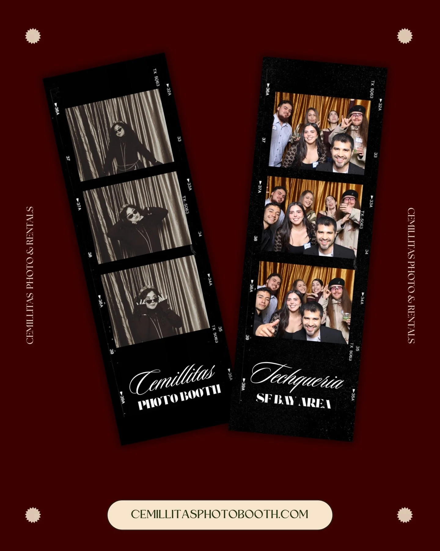 Nothing like a classic photo booth strip🎞️. 

For this event with @techqueria we offered 2 variations of the photo strip and the ability to take pictures in color or with our new filter Nostalgia! 

Nostalgia offers that classic and timeless look, p