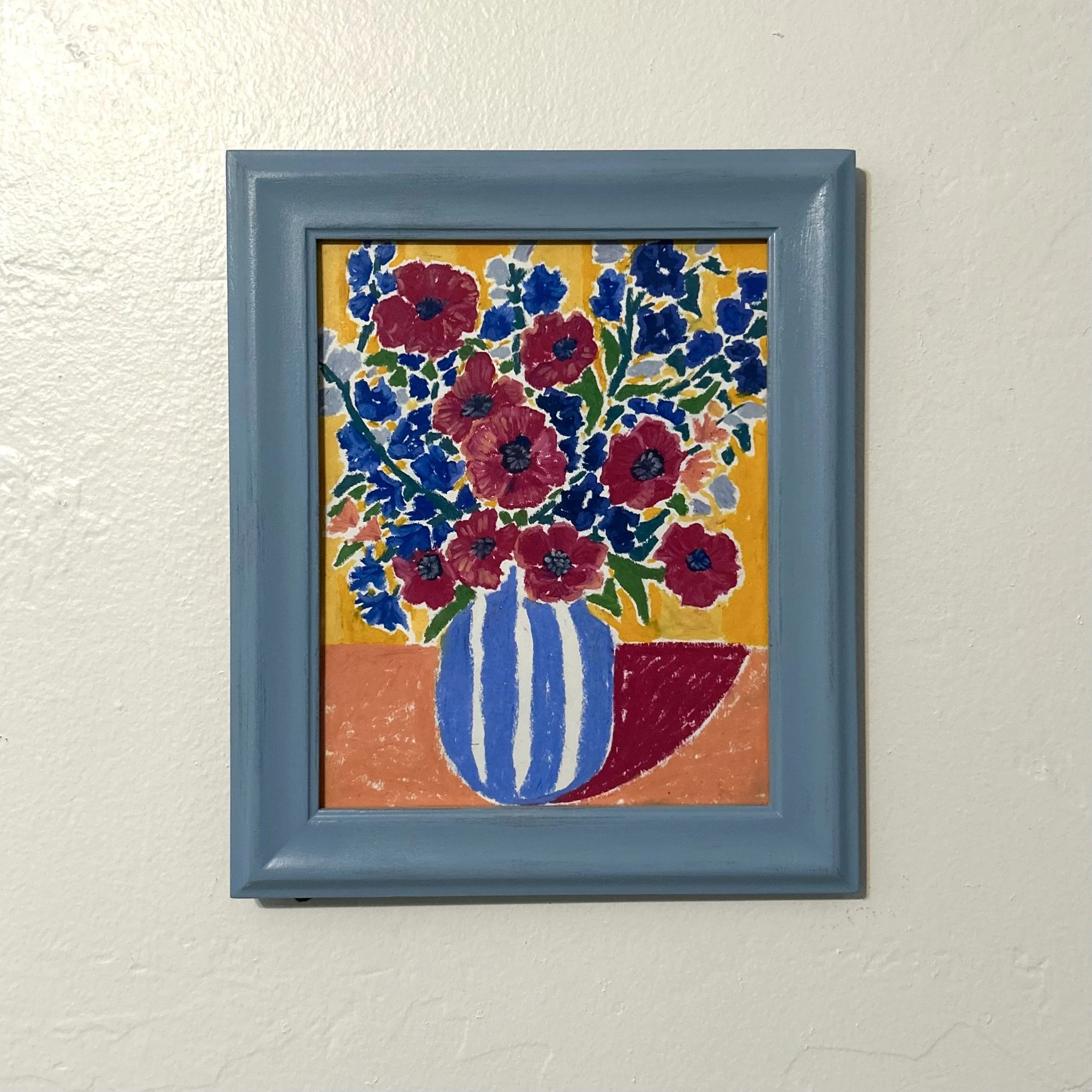 Pink And Blue Mixed Bouquet