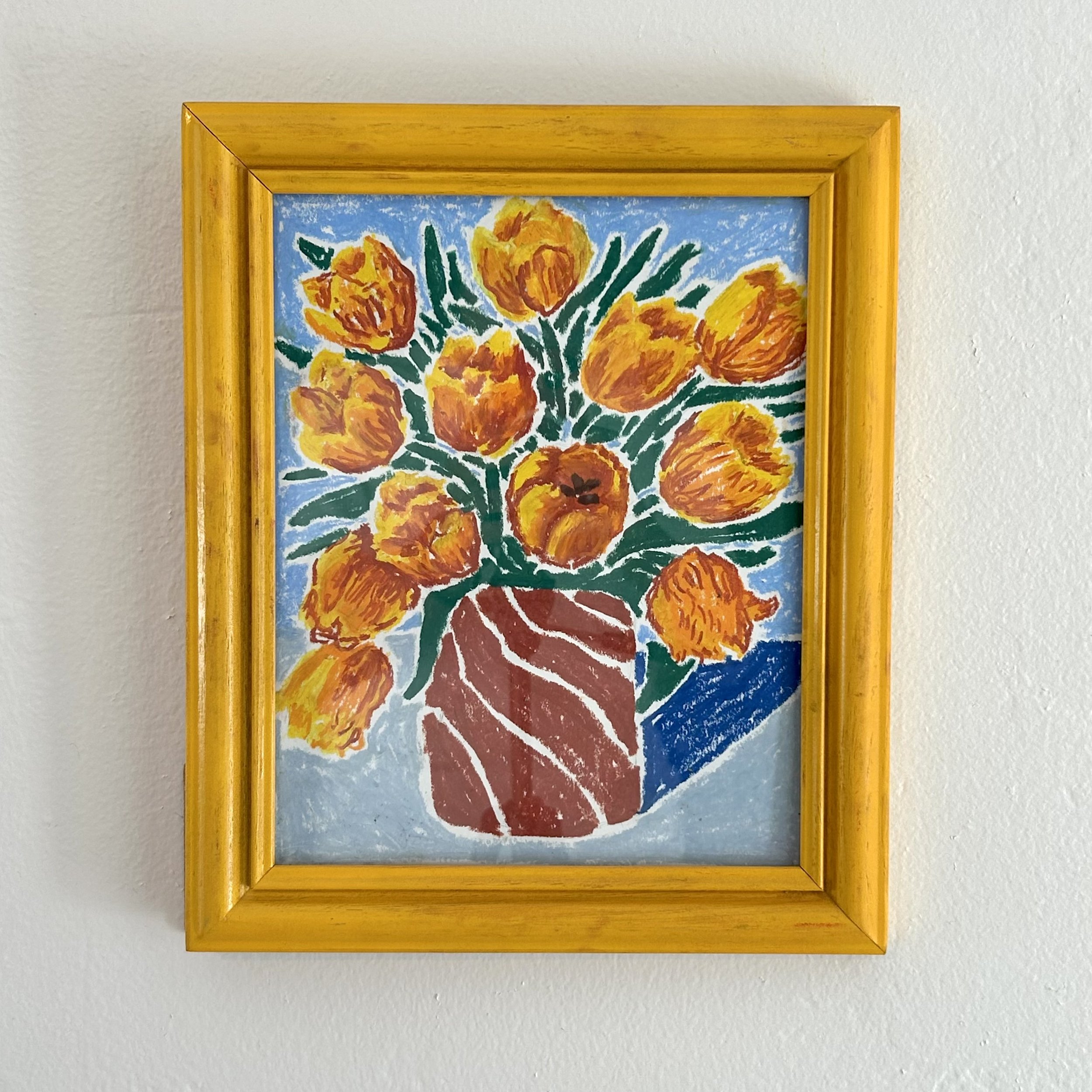 Bursting Yellow Tulips