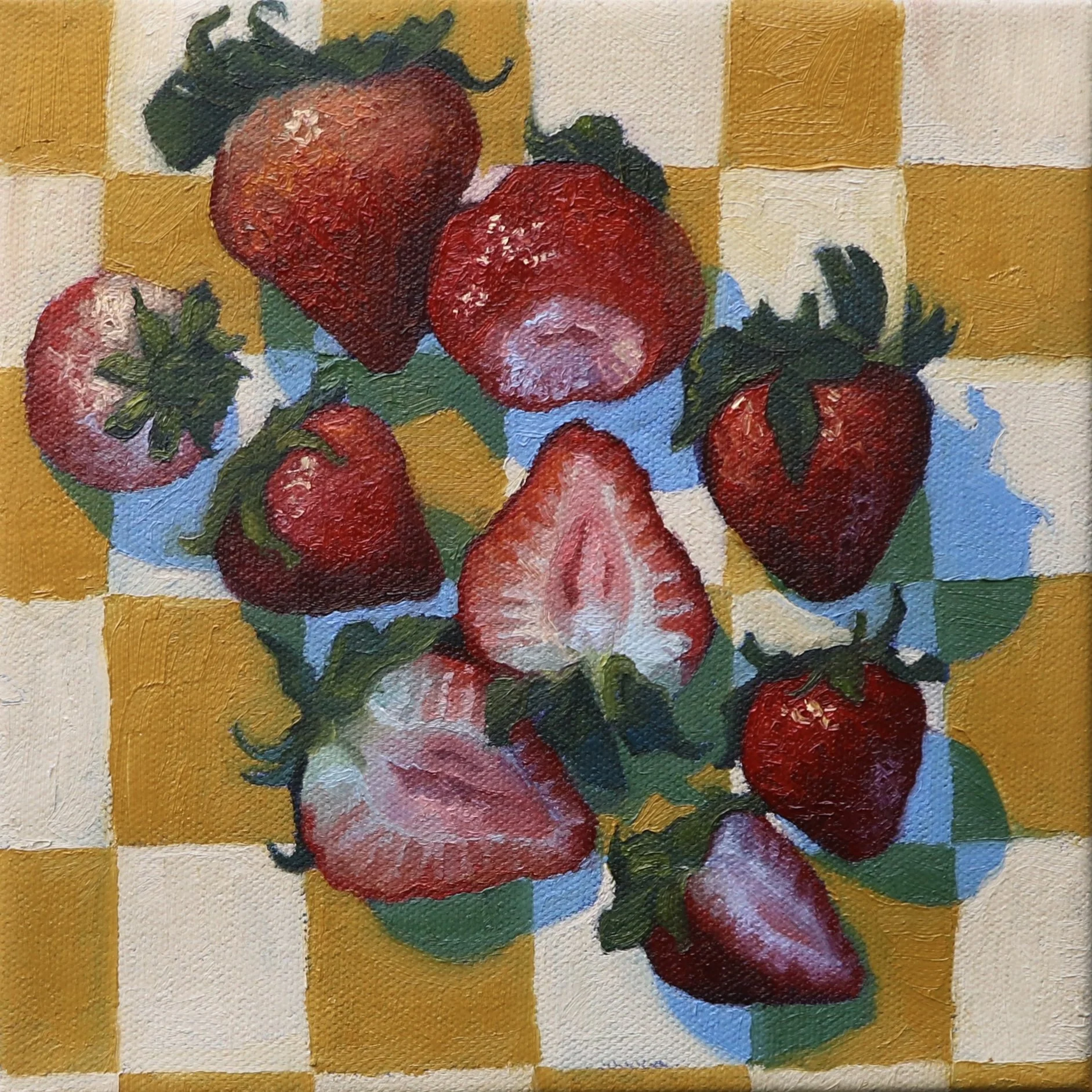Checkered Strawberries