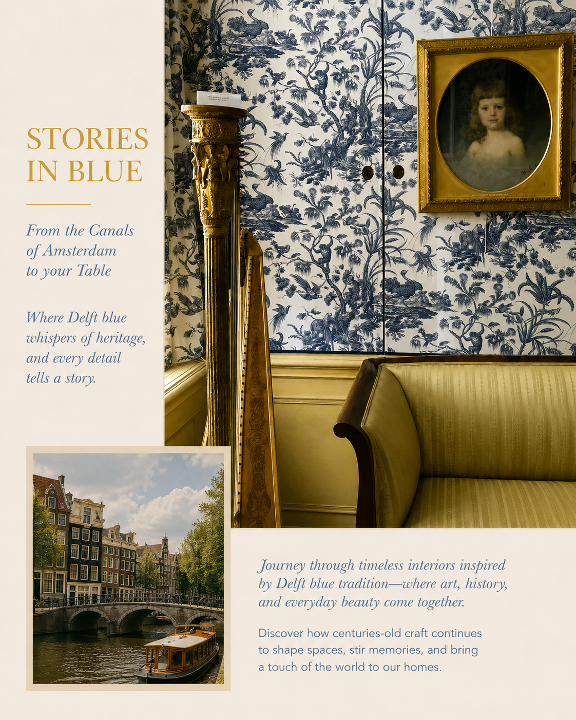 Stories in Blue: From the Canals of Amsterdam to your Table