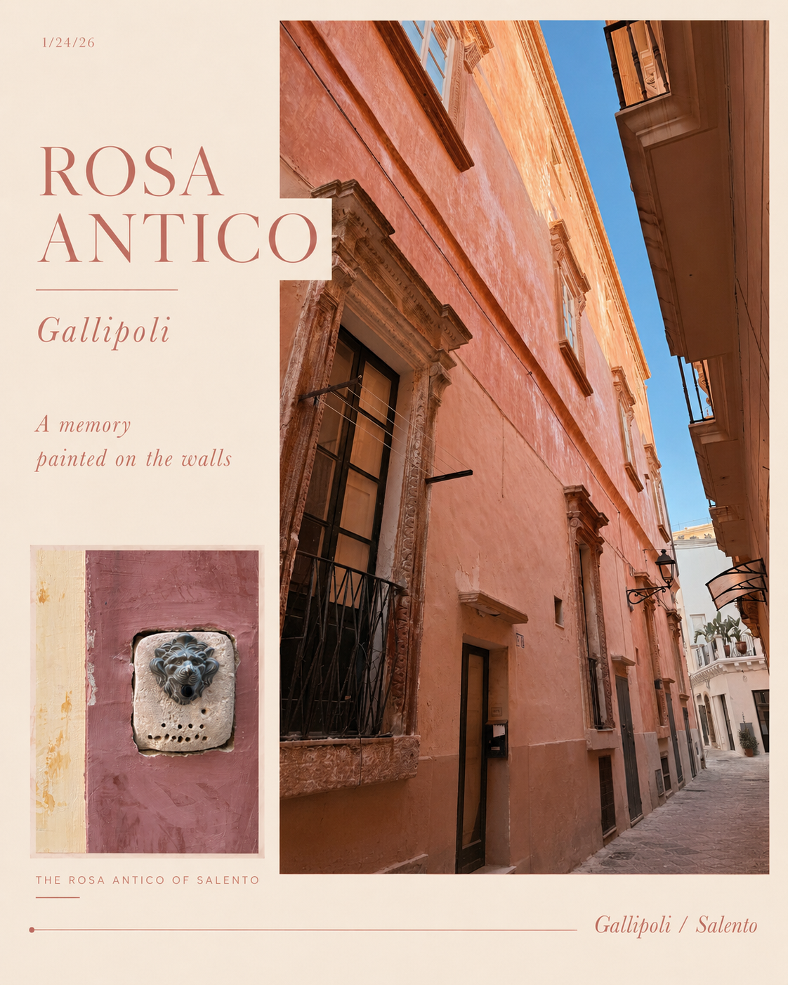 Rosa Antico in Gallipoli