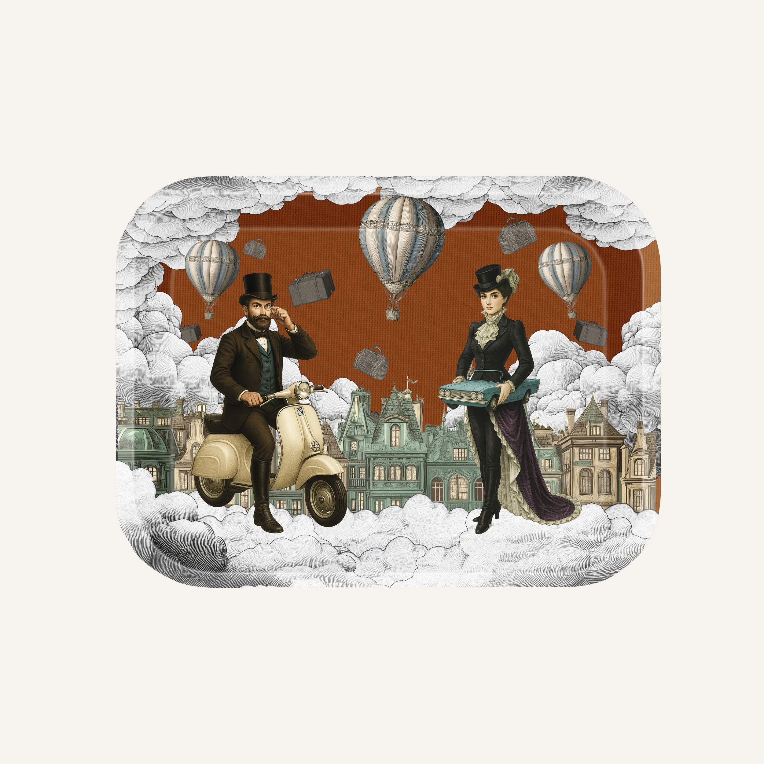 You Drive Me Crazy — Small Serving Tray · 10.6 × 7.9 in (27 × 20 cm)