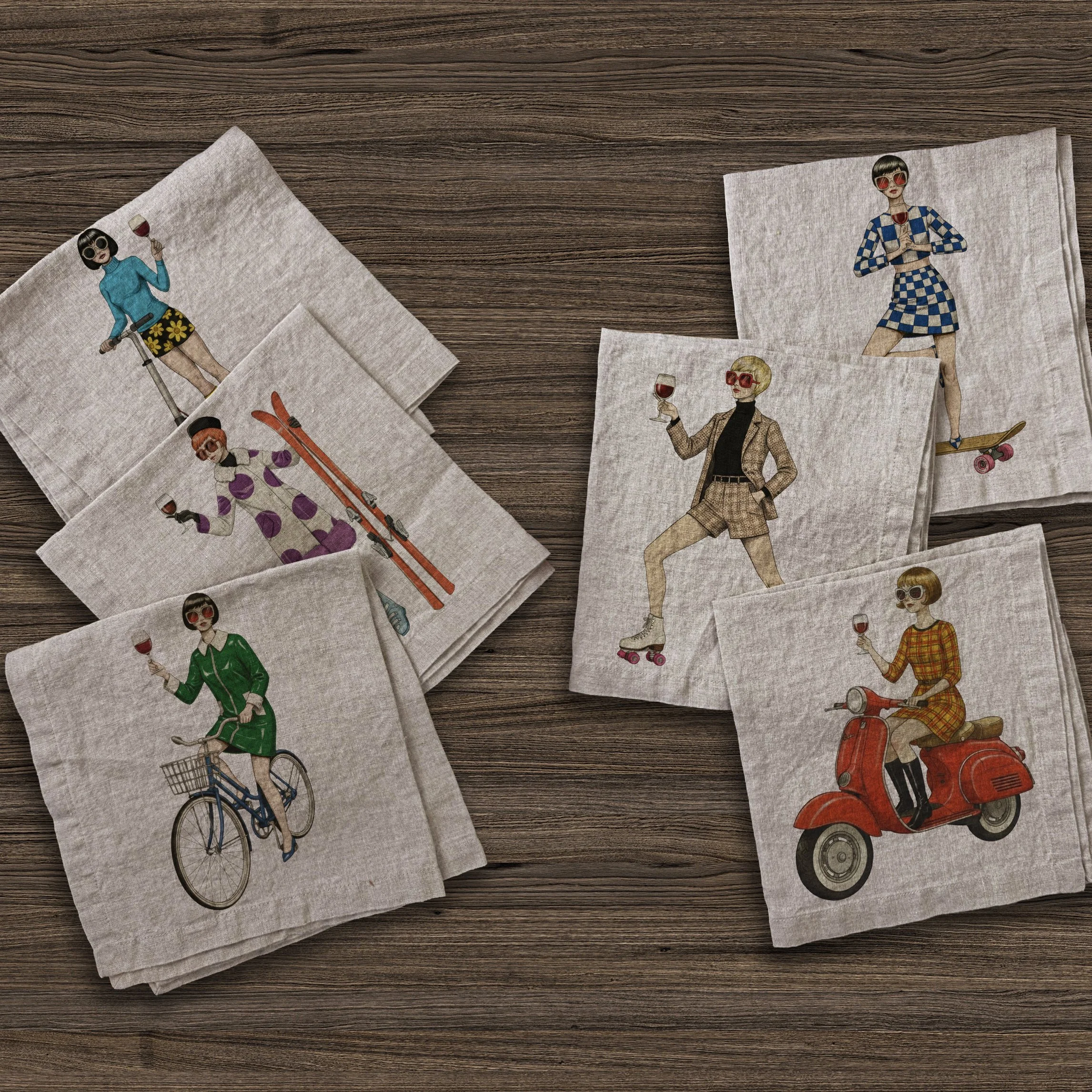 bontaria-illustrated-linen-napkins-keep-on-moving-mod-collection-ny.jpg.jpg