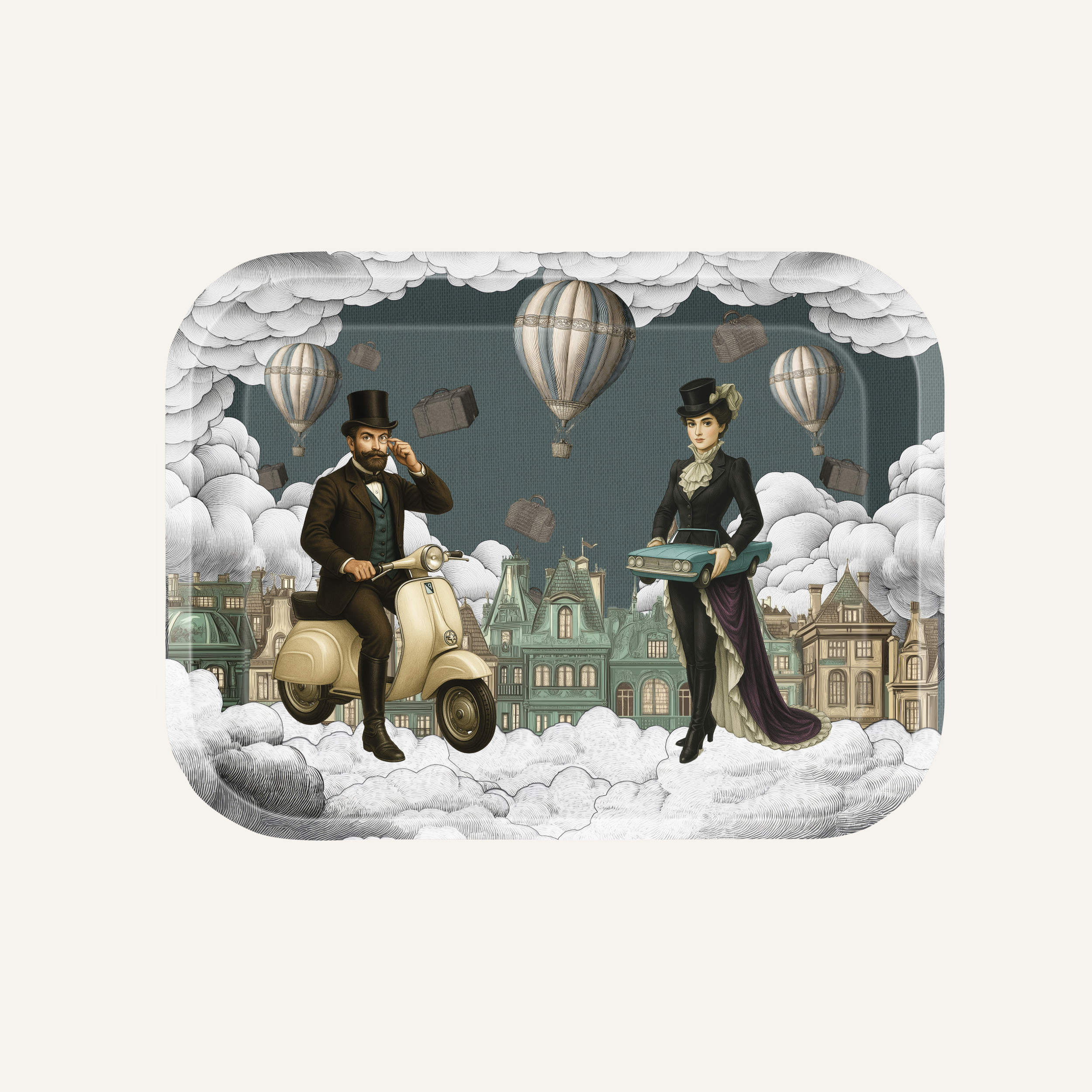 You Drive Me Crazy — Small Serving Tray · 10.6 × 7.9 in (27 × 20 cm)