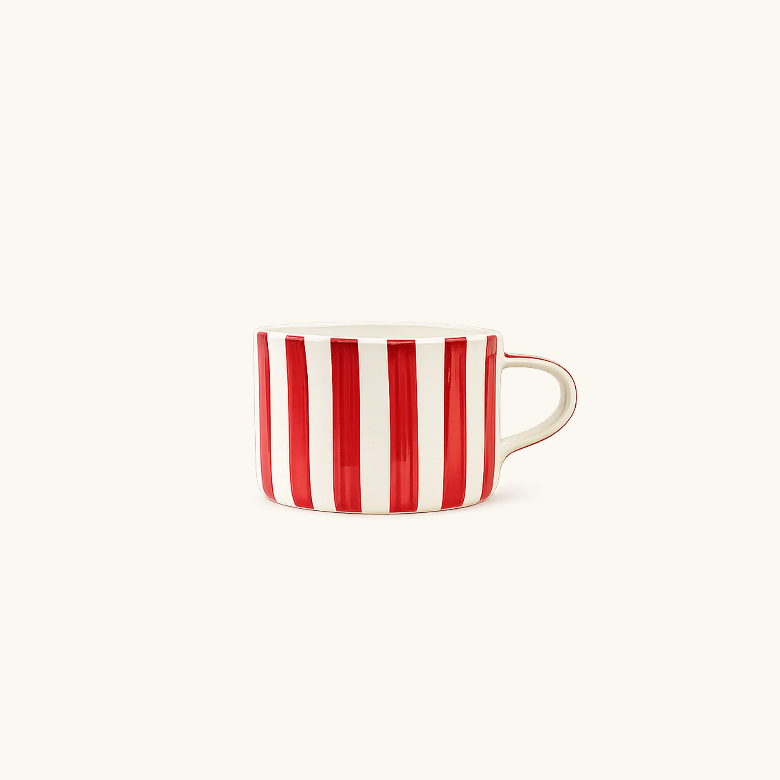 Candy Stripe Mug - Paprika