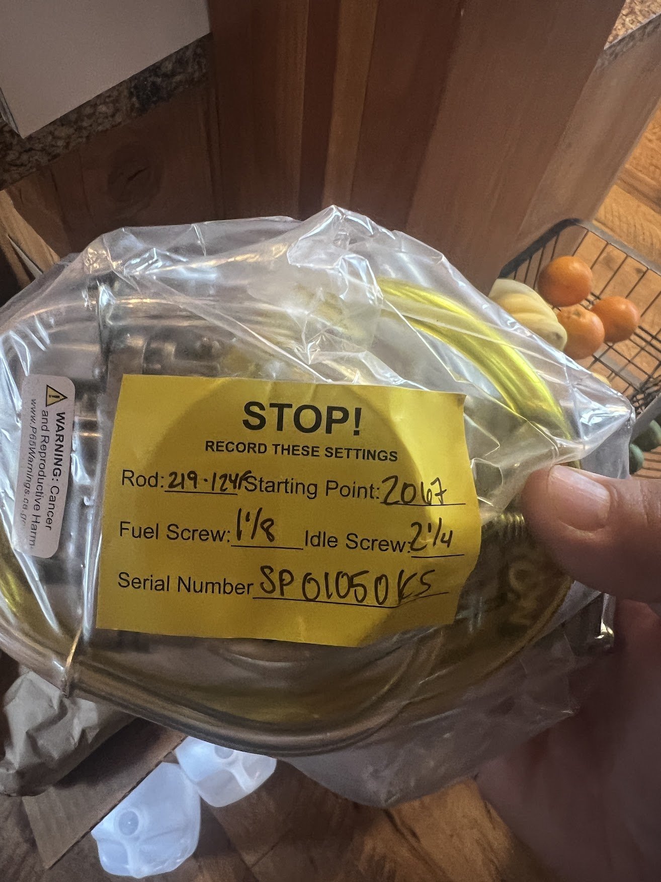 Went with a Lectron carb because of the altitude. 