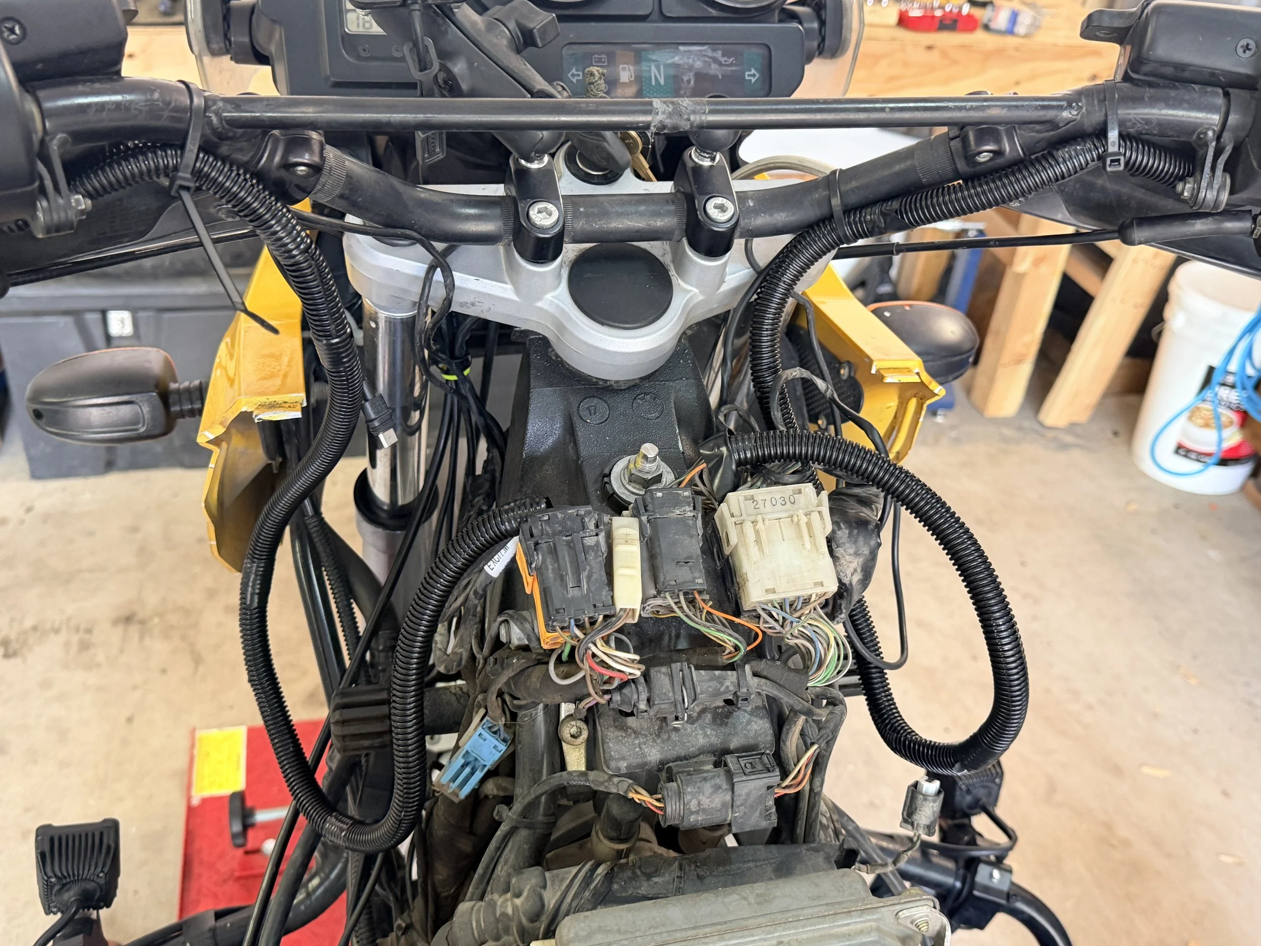 Beginning to clean it up. There are a lot of ways to do this, many much more professional & longer lasting. This approach works well, and safeguards them. 