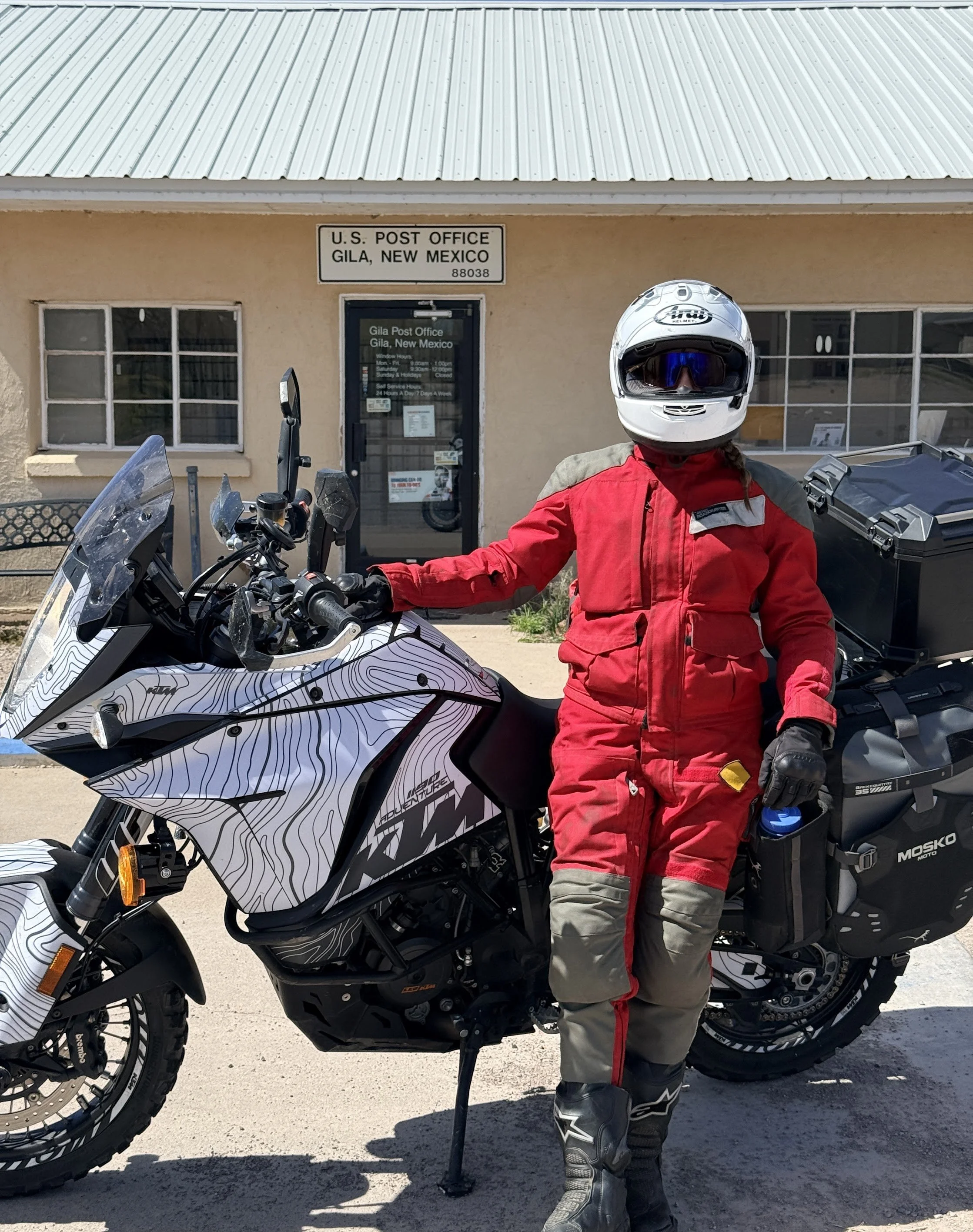 A nice stop at the US Post Office in Gila, New Mexico. The kind of place you wonder how people make a living. 