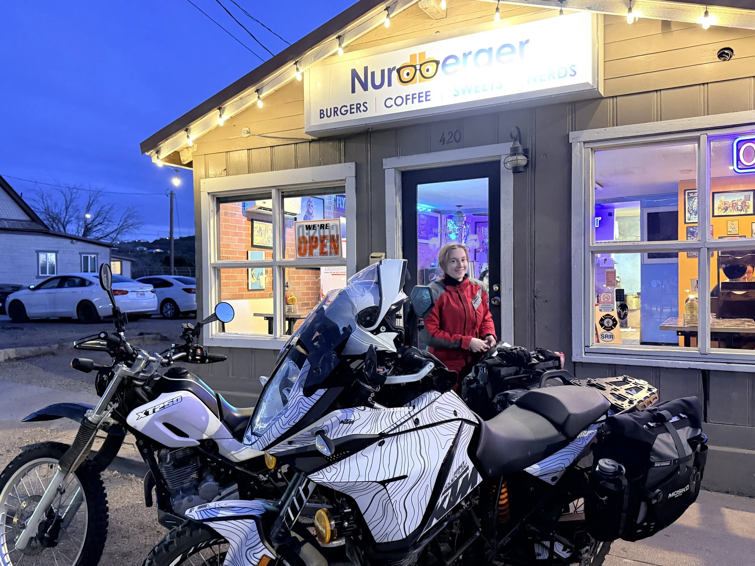 At Nurdberger - one of our favorite spots in Globe for food. 