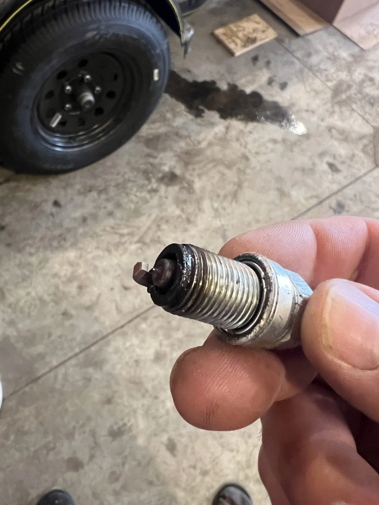The spark plug was richer than Bill Gates at a donor party. 