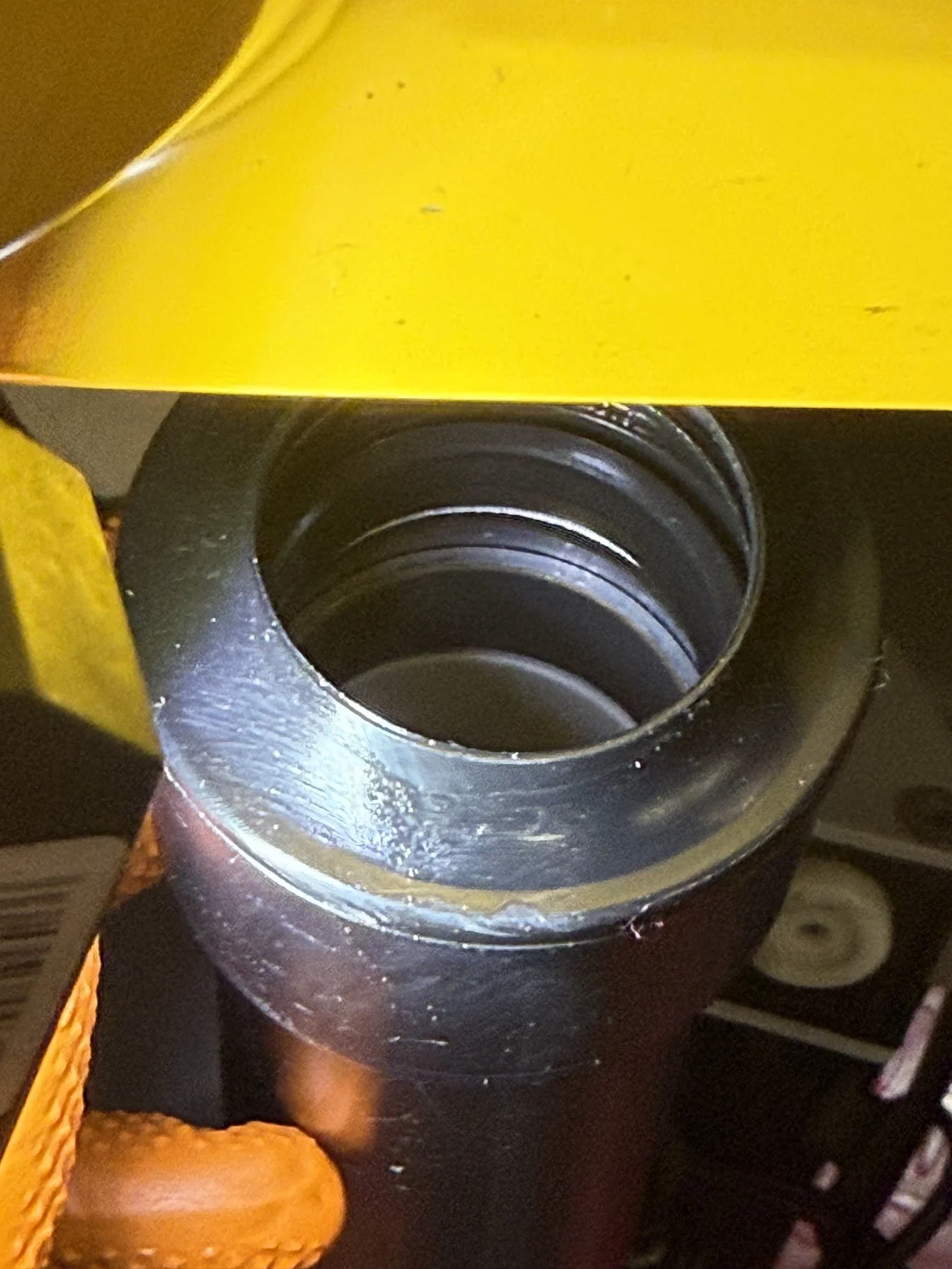 New fork seals and fork seal covers were installed. 