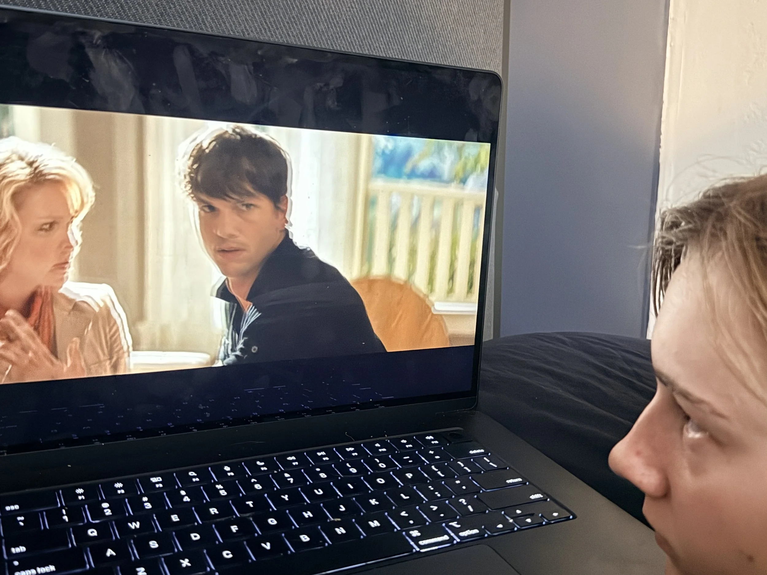 Somehow, I was manipulated into a rom-com that evening in the hotel. But I liked it. 