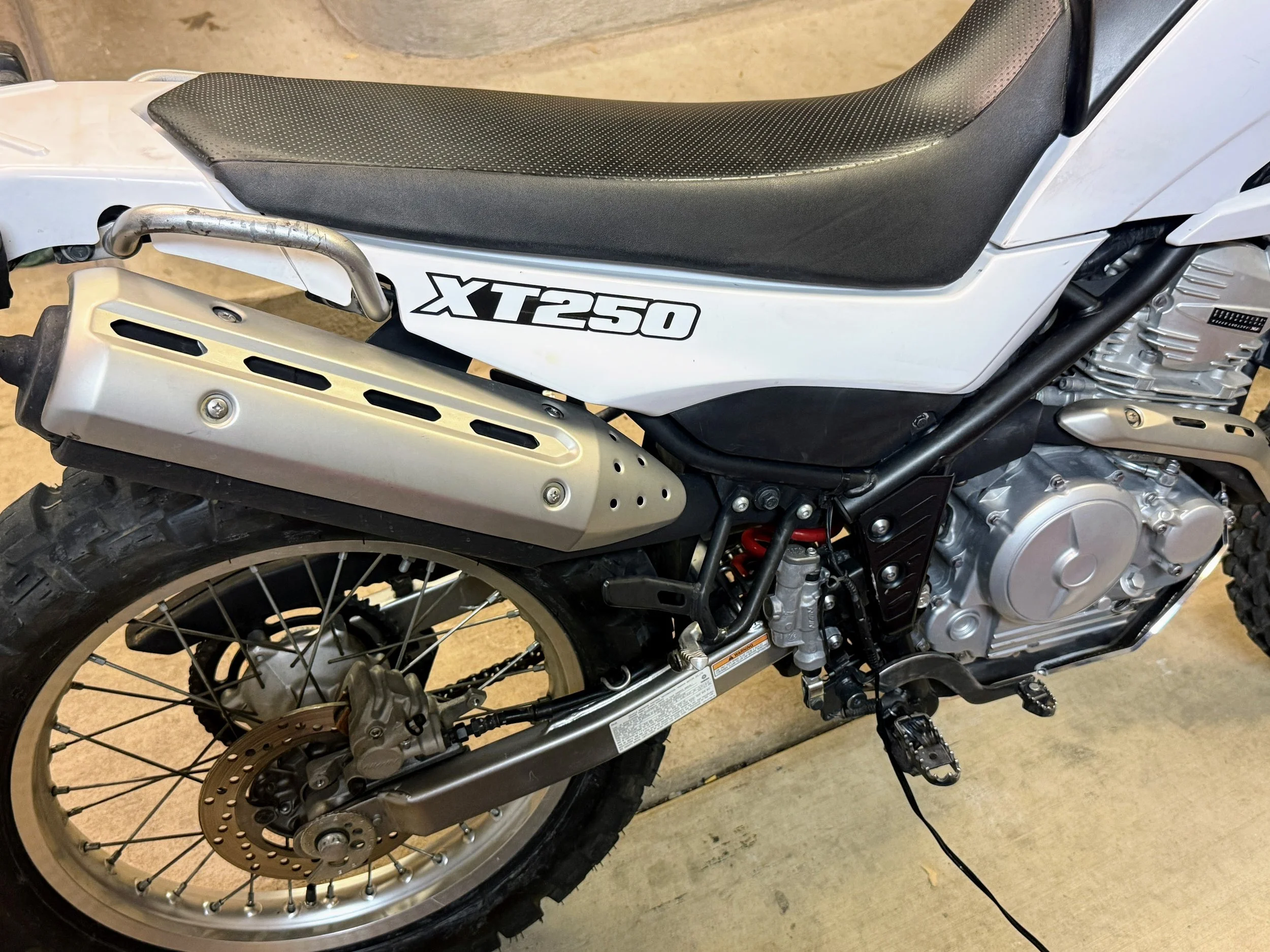 We started by adding some decals purchased on Ebay. It was a nice addition to the bike and cleaned up the lines. 