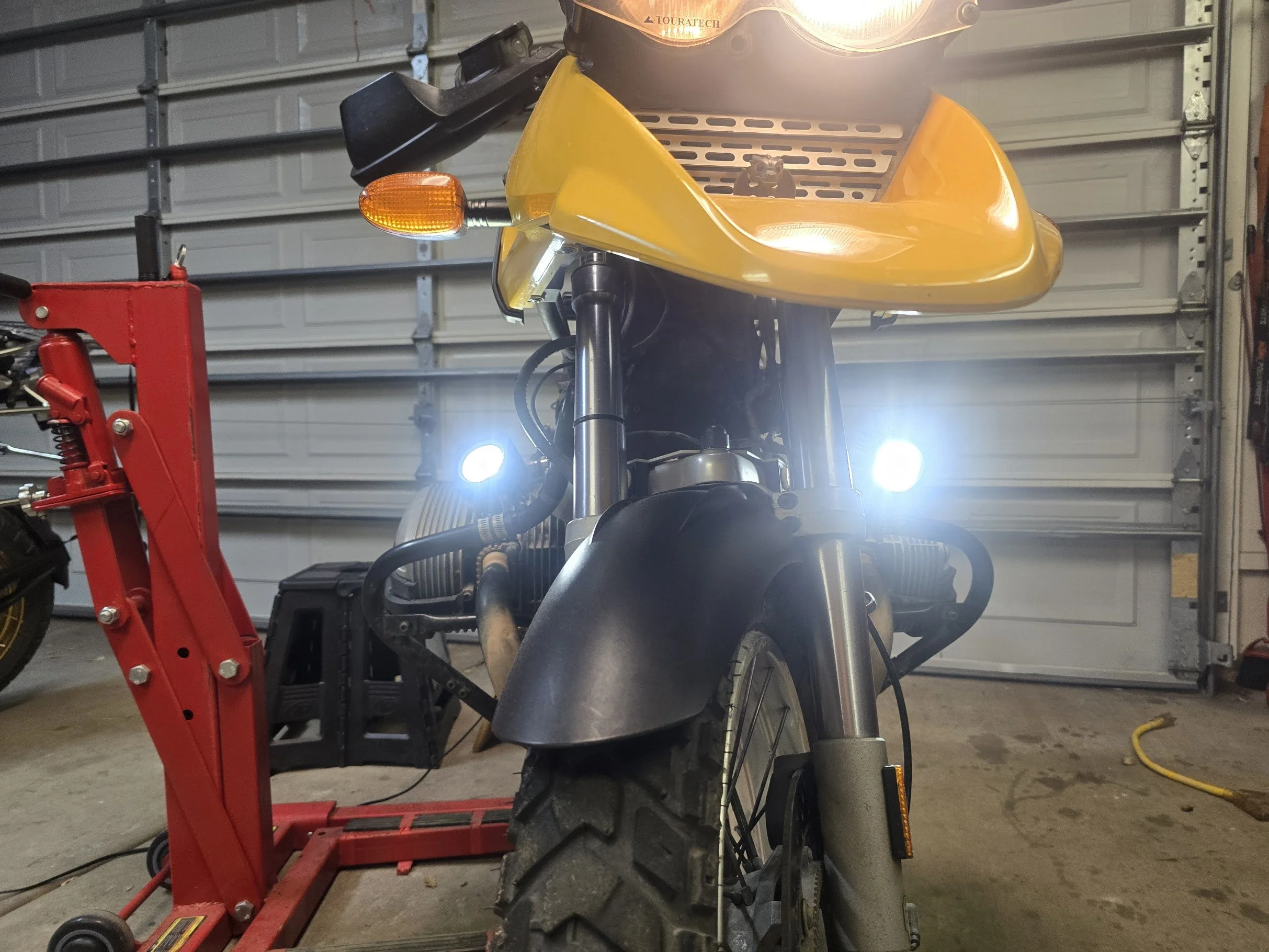 The aux headlights. For some reason, I lost all the photos. But this was nothing short of a labor of love. 