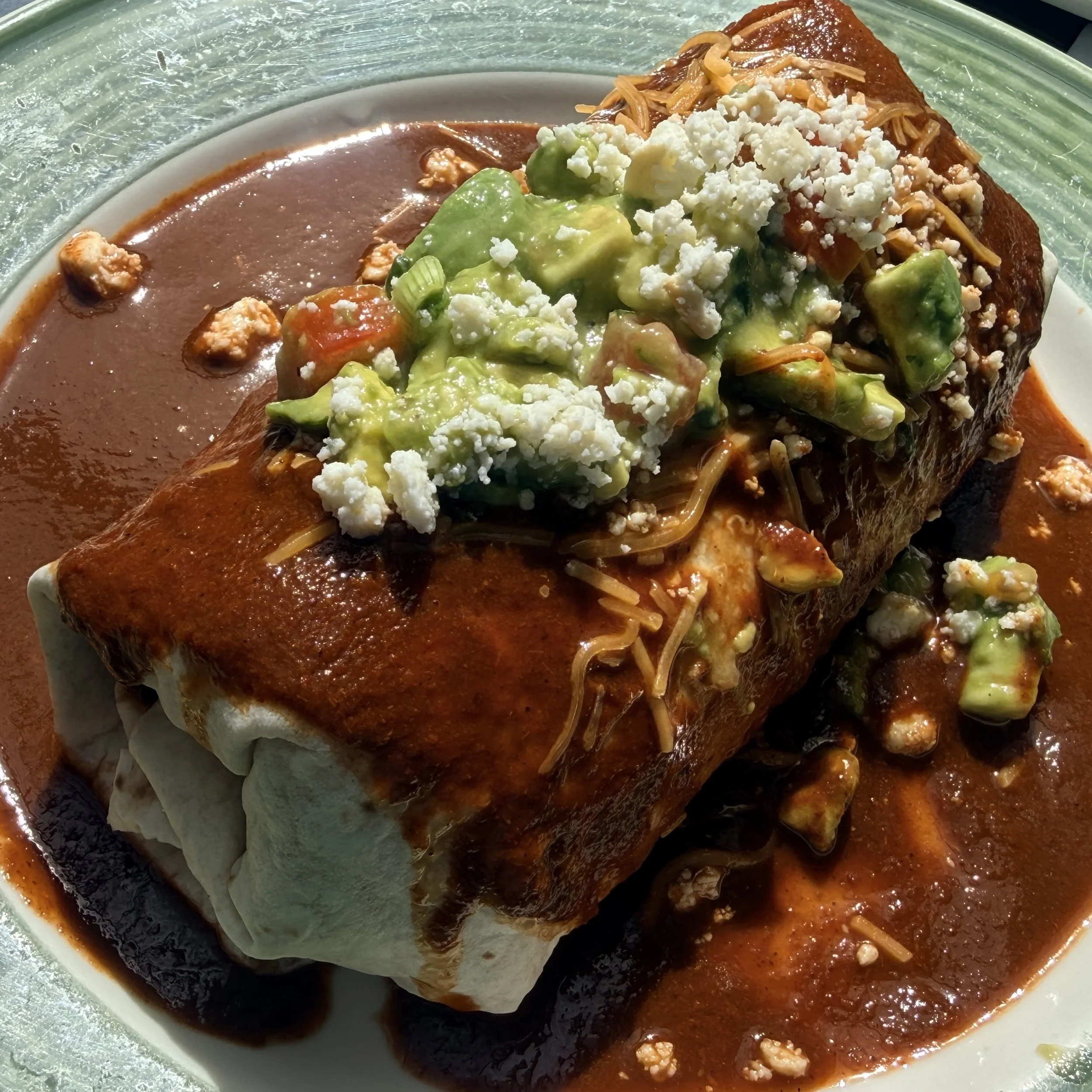 Red only at the Corner Cafe