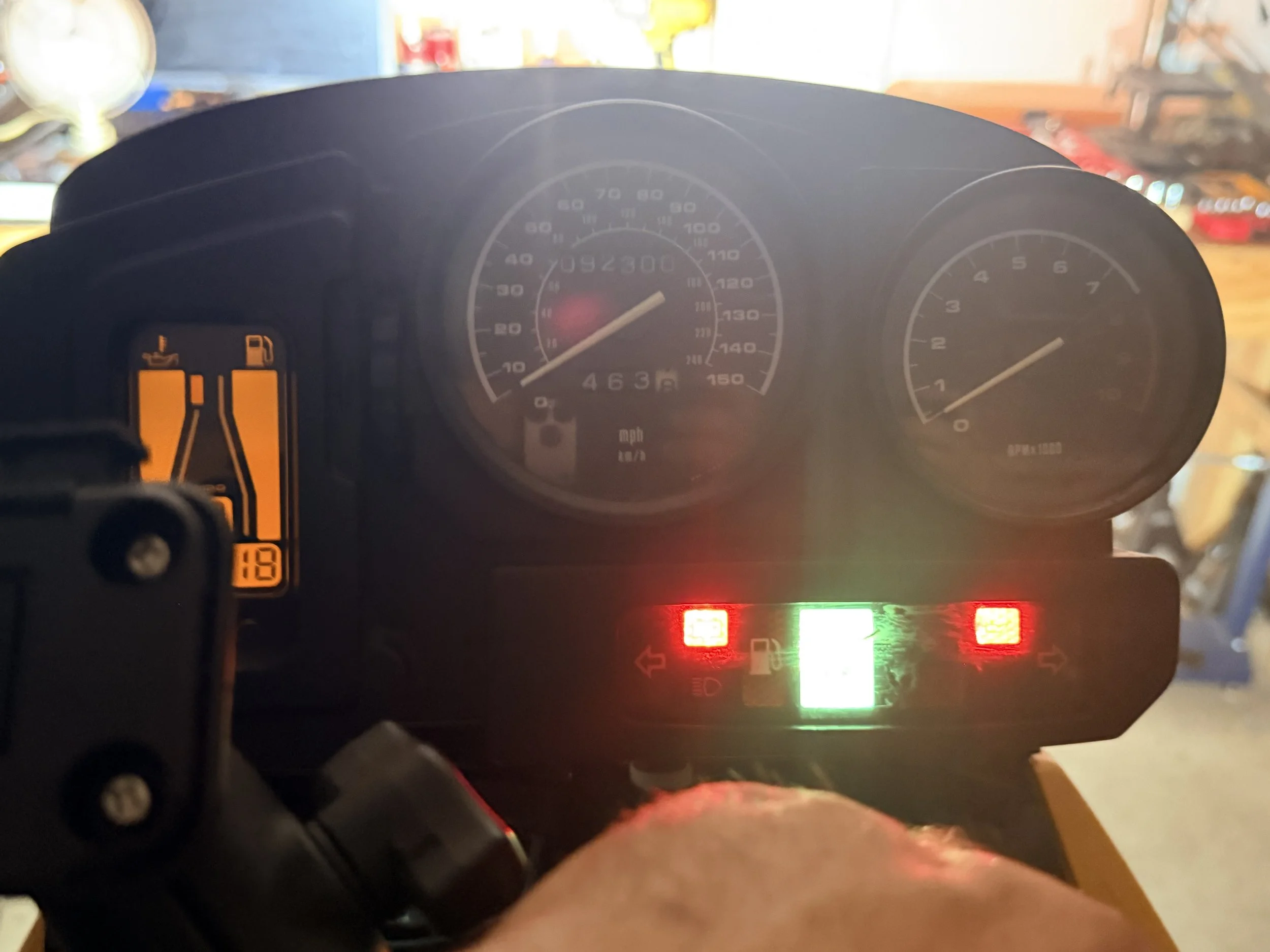 The dash lights no longer worked. We will fix that quickly with a trip to parts store. 