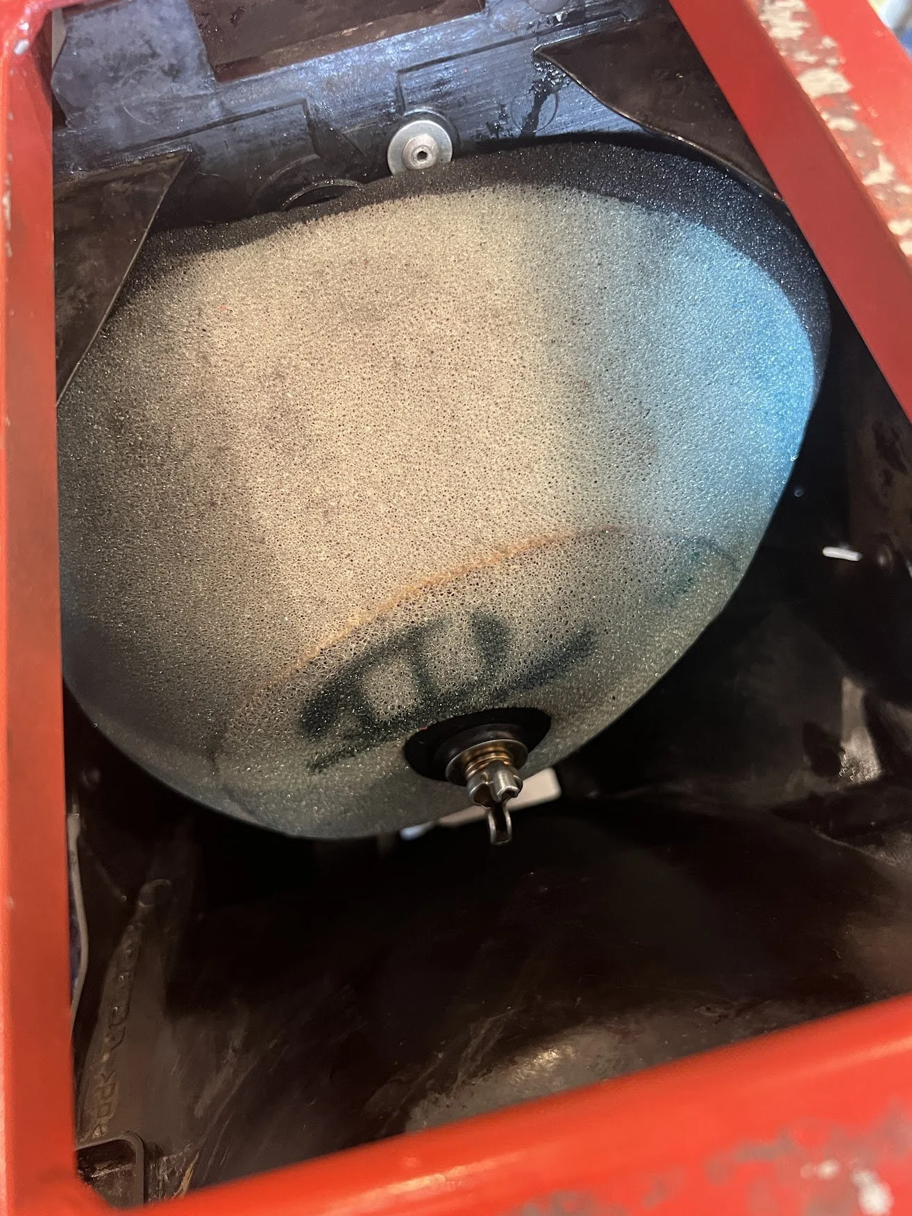 Air filter got replaced with a new pre-oiled drop in filter. 