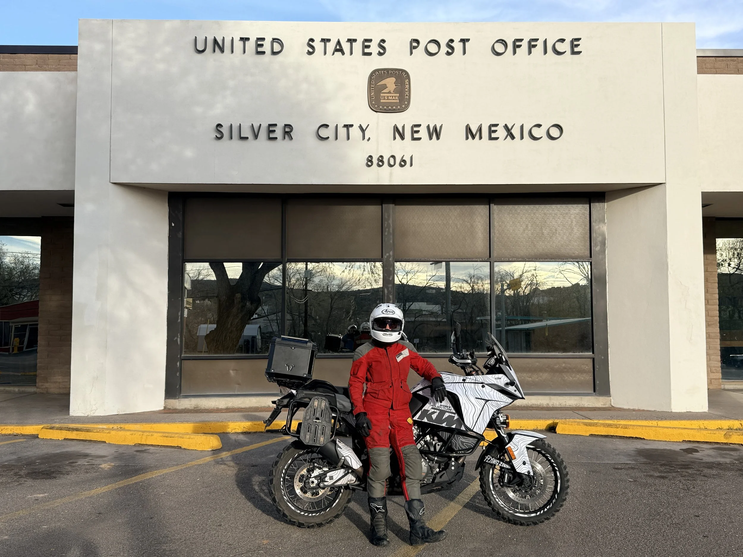 Another ritual stop at Silver City US Post Office. New Mexico has a lot of great post office locations - very photogenic. 