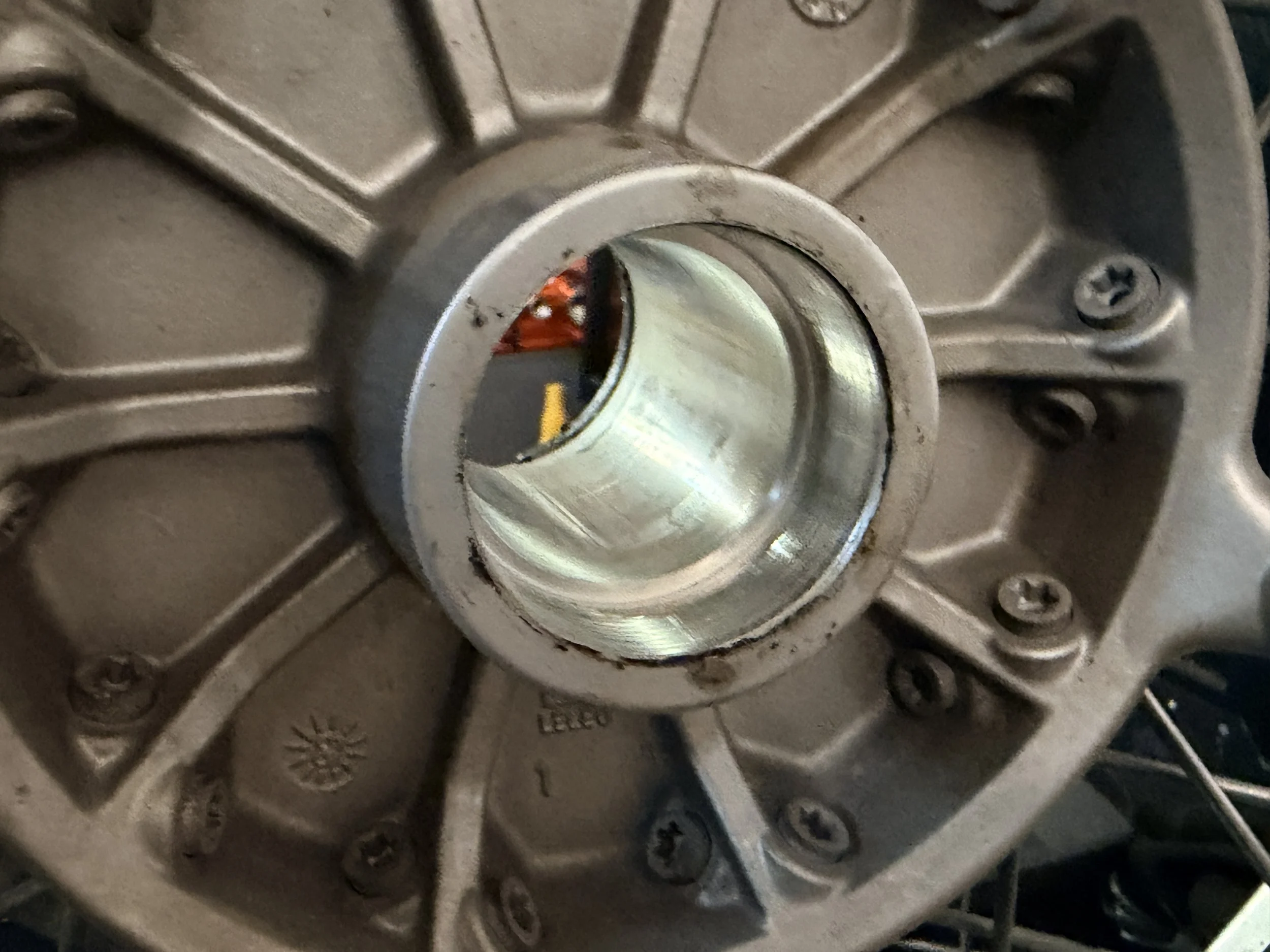 All seals, bearings, and spacers were removed. 