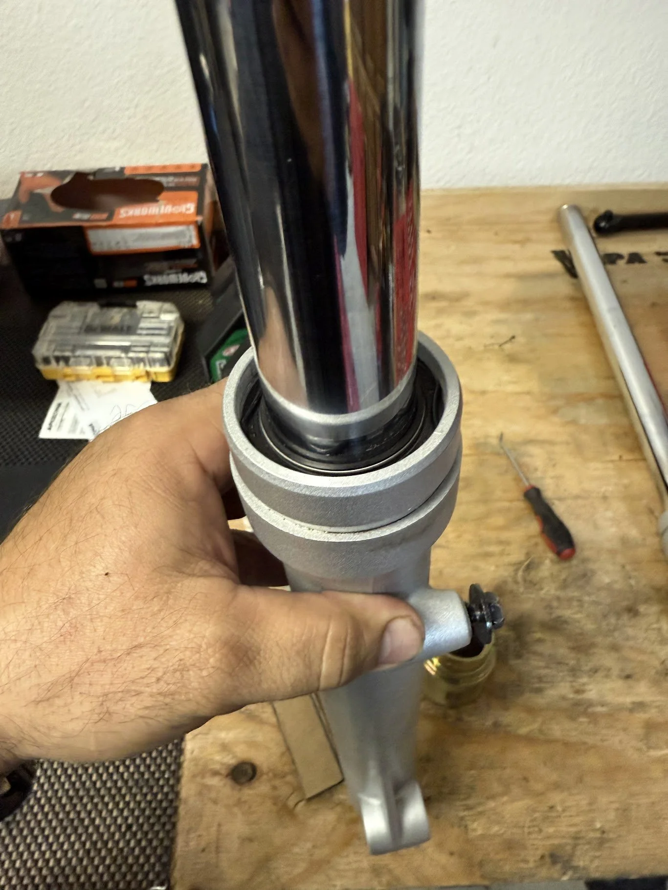 Finally got the seal driver in the mail and made quick work driving seals & putting in retaining clip. 