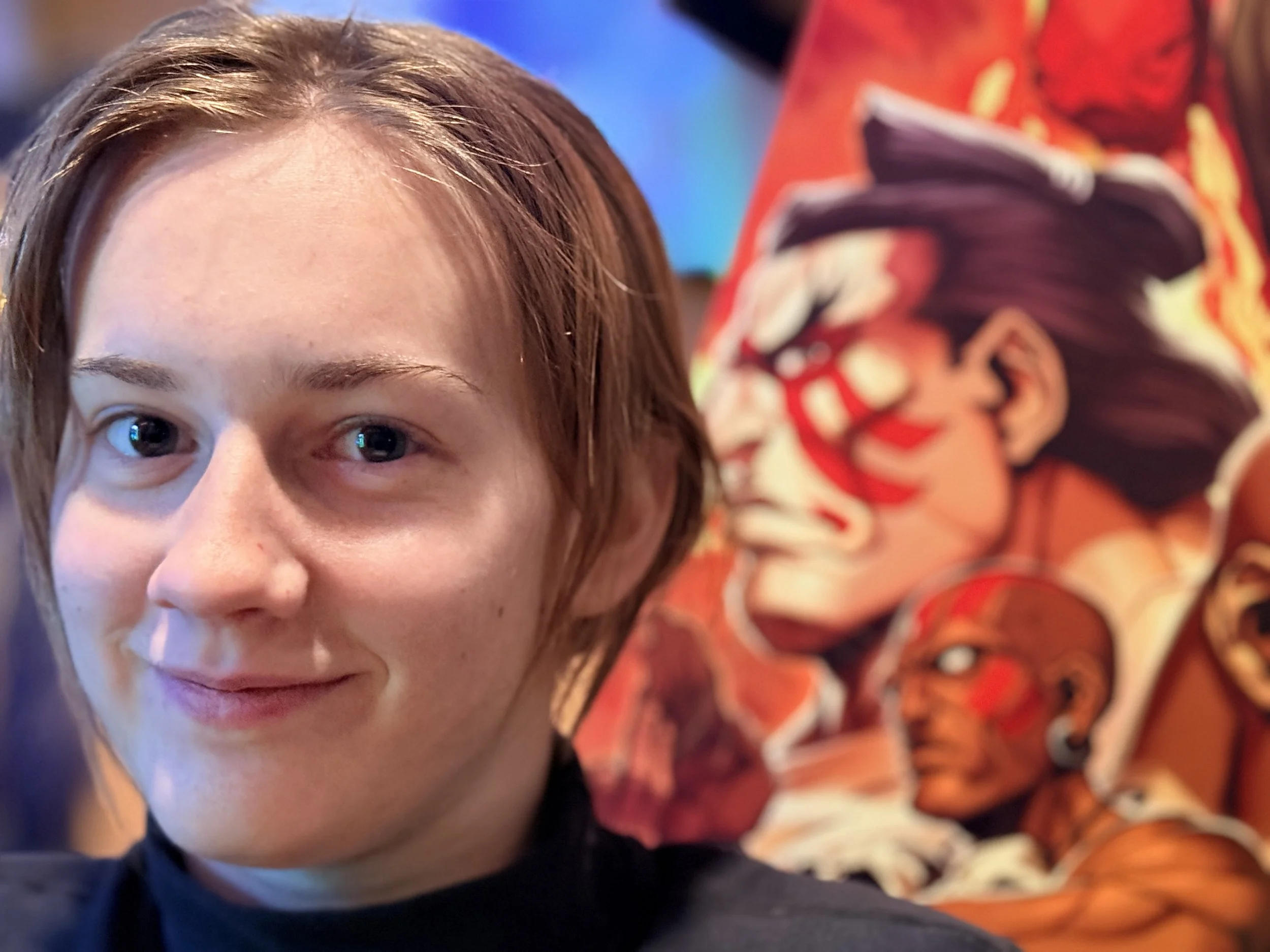 As with any good achievement & a full belly - all smiles. 