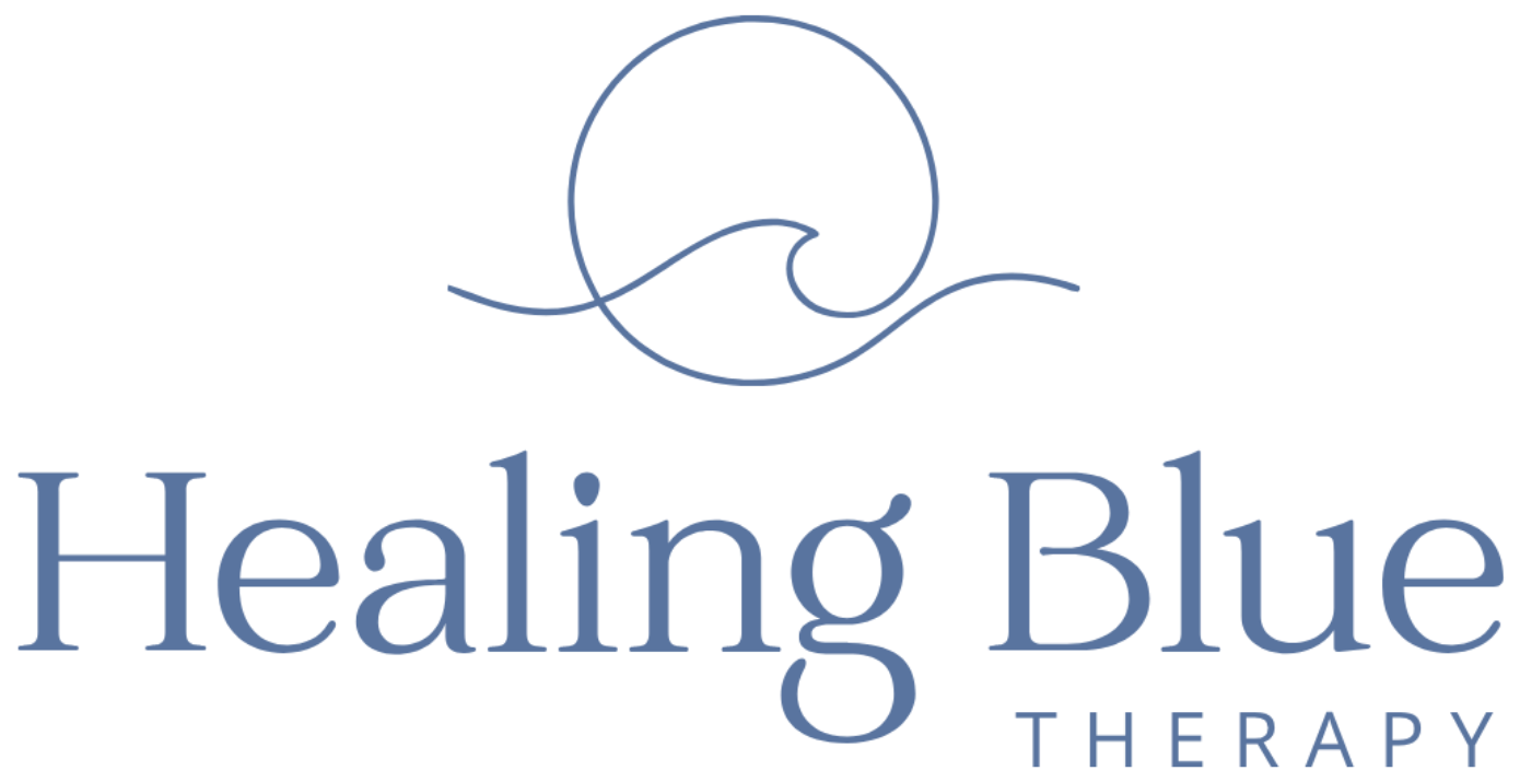 Therapy Lettering Blue Healing Blue Therapy | Start Your Healing Journey Today