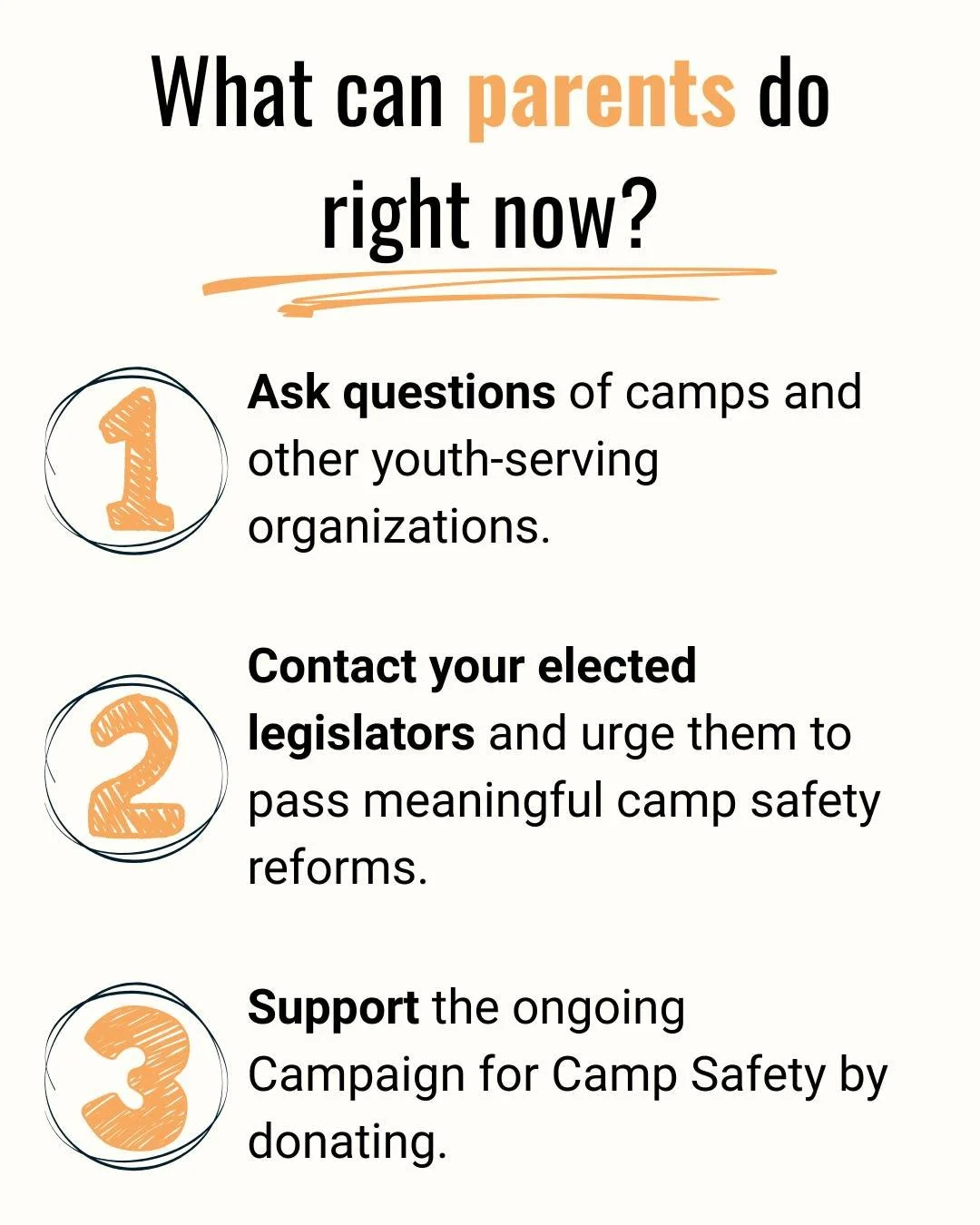 Registration for the 2026 summer camp season has already begun. Every summer that passes without comprehensive camp safety reform is another summer we risk the lives of innocent children. #CampSafetyNOW

Concerned parents can help right now by asking