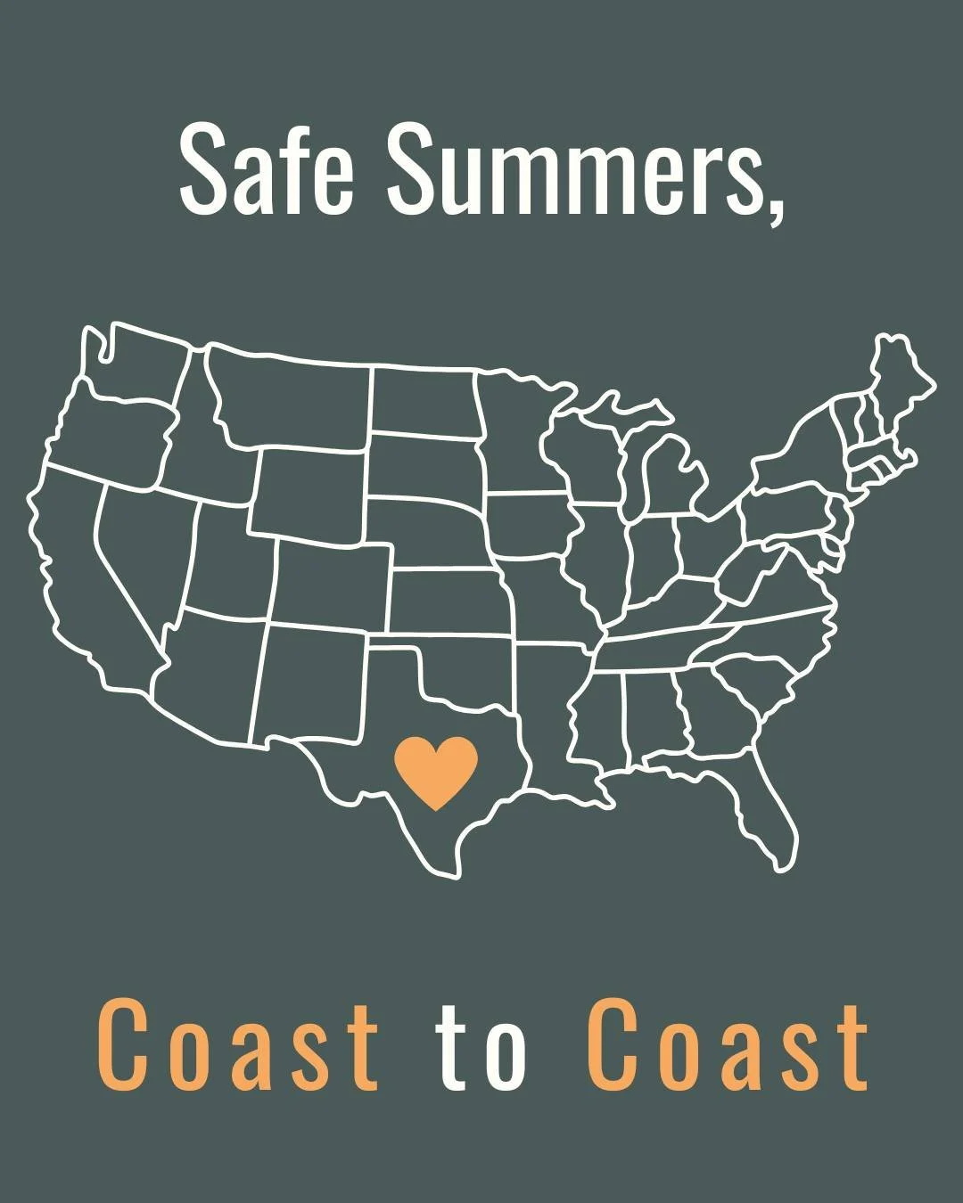 The work that began in Texas with the passage of The #Heavens27 Camp Safety Act and Youth CAMPER Act is just the beginning. Our goal is for every child to enjoy a safe and joyful experience at summer camp.

Join the movement, and help us take this mi
