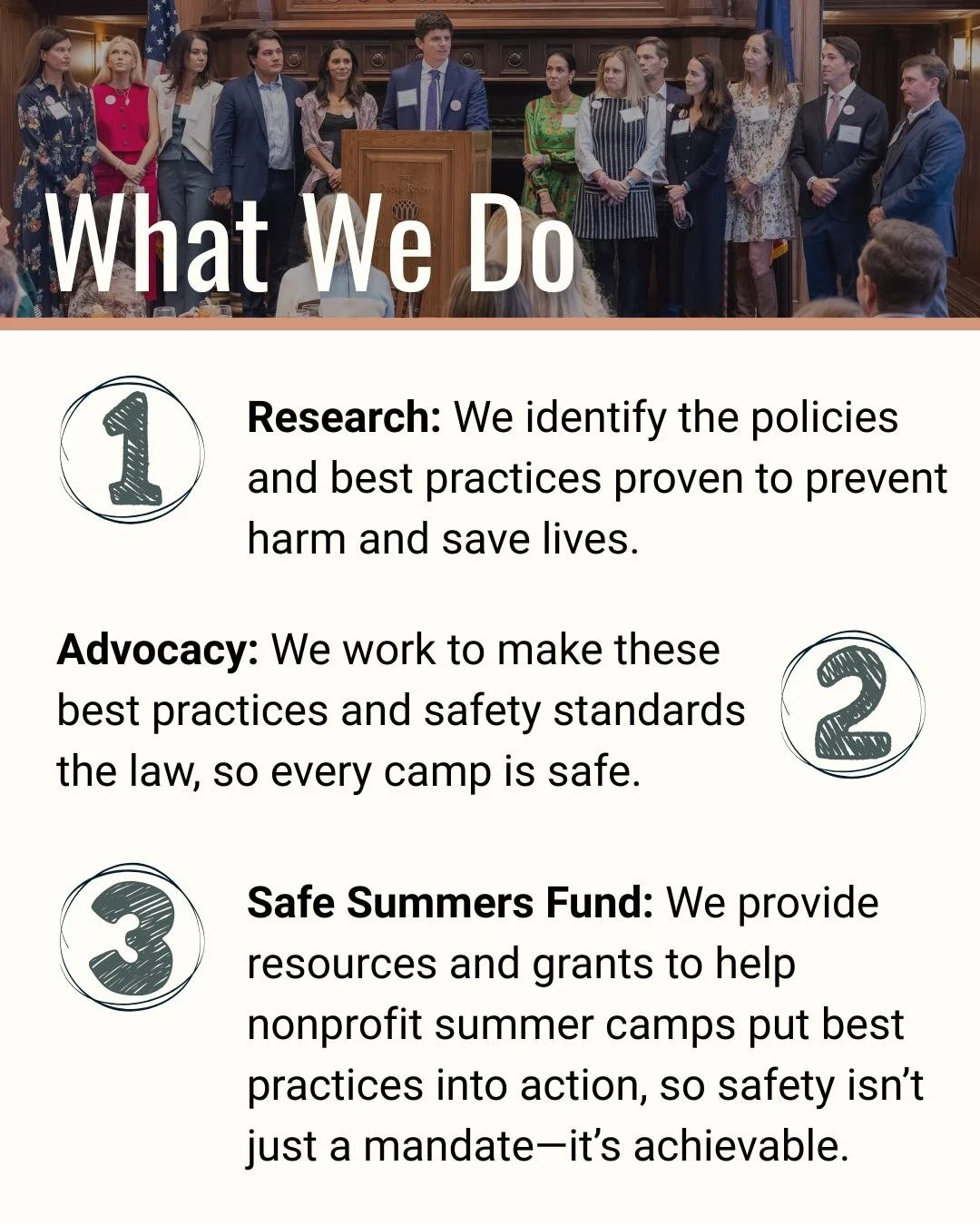 The Campaign for Camp Safety was launched by a coalition of #Heavens27 parents who lost their daughters during the flash floods on July 4, 2025, while in the care of @CampMysticHuntTX. From the deepest grief has come a commitment: to ensure other fam