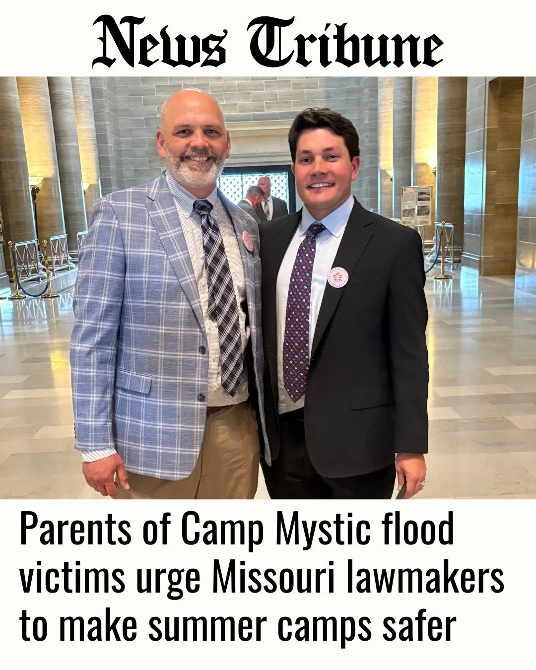 Missouri needs #CampSafetyNOW! As stated in this @jcnewstribune article, Missouri &ldquo;does not have statewide regulations for youth camps. The establishments are not required to be licensed by a state entity nor are employees required to undergo b