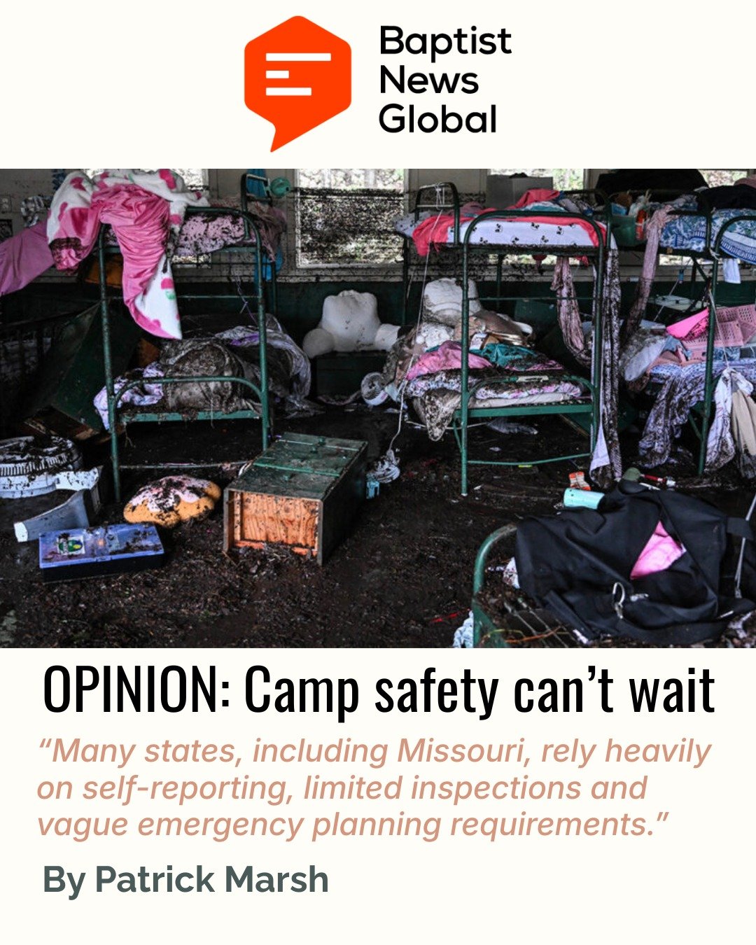 &ldquo;What happened at Camp Mystic exposed dangerous gaps in how youth camps are regulated, monitored and held accountable. Those gaps exist not only in Texas, but in Missouri and across the country&hellip;Missouri&rsquo;s legislative session ends t