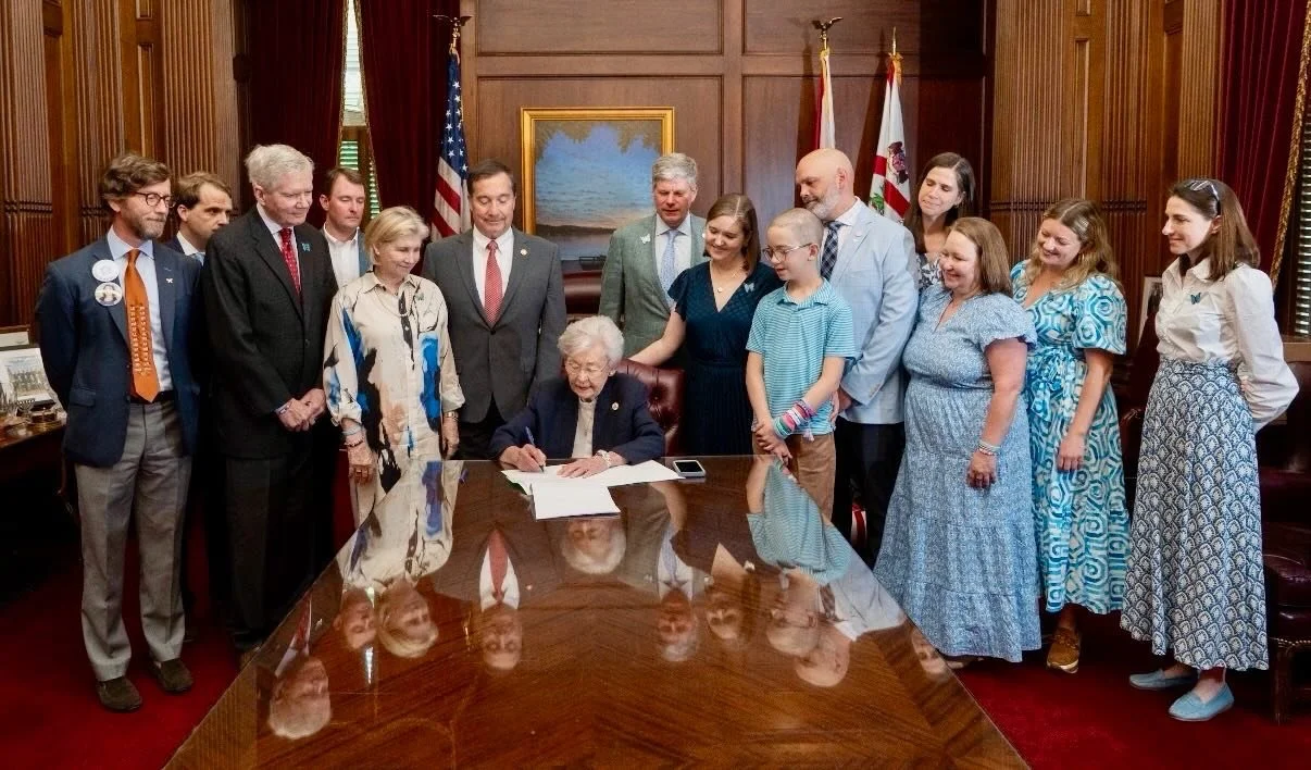 ✍️ In a ceremonial signing earlier this week, Gov. Kay Ivey signed the Sarah Marsh Heaven&rsquo;s 27 Camp Safety Act into Alabama law. This is a landmark moment for Alabama families, for camp safety across the country, and all campers who deserve #Sa
