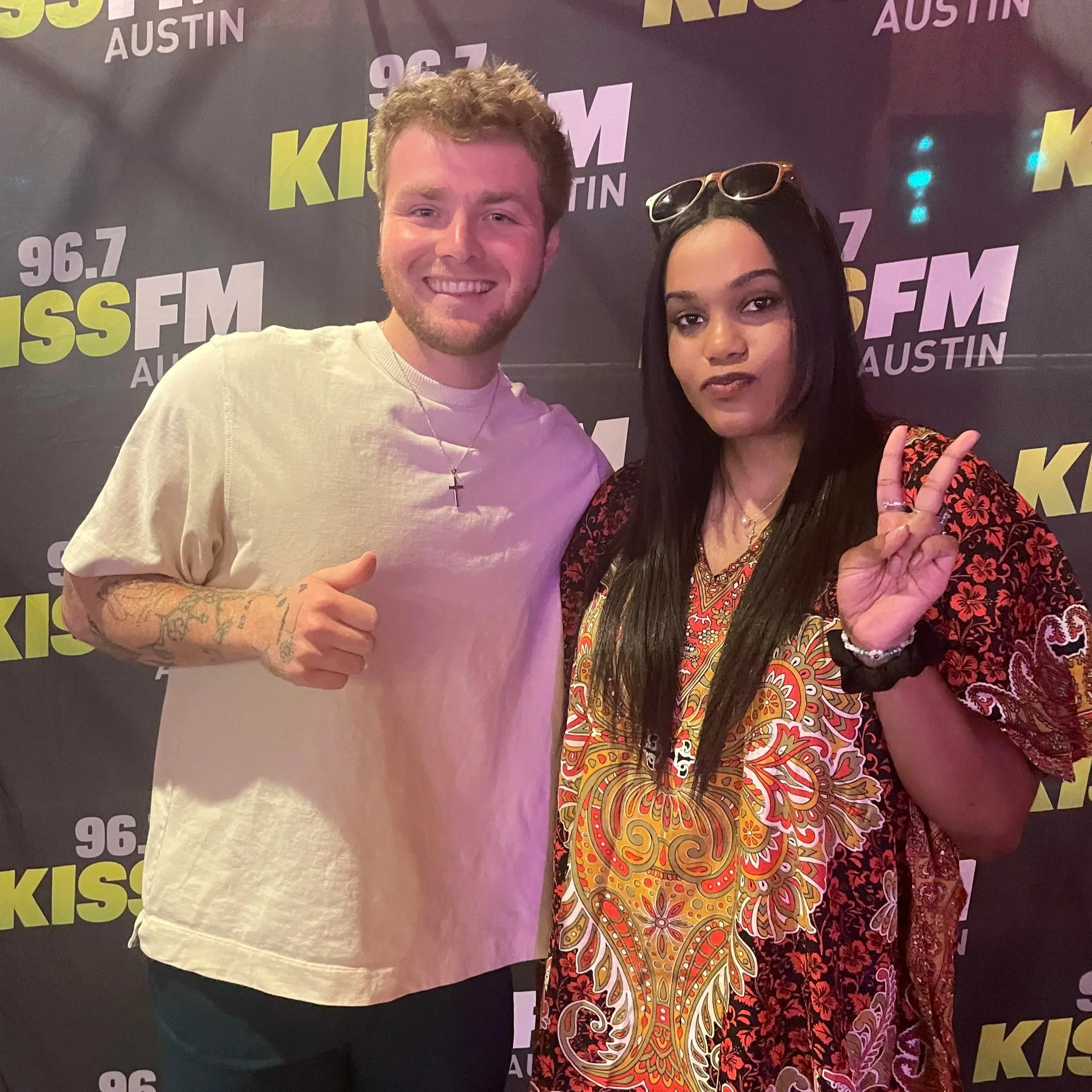 96.7 kiss fm with alex warren