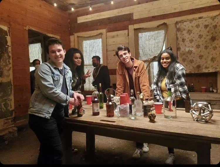 on set of 'marisol'