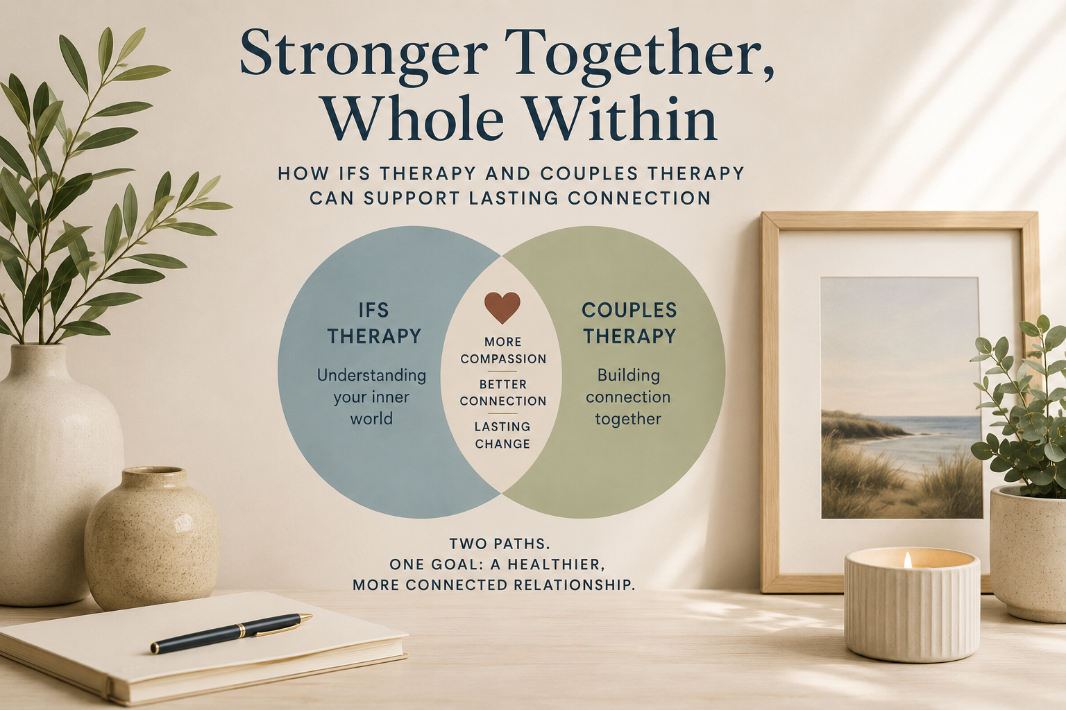 When Individual Healing Supports the Relationship: How IFS Therapy and Couples Therapy Can Work Together